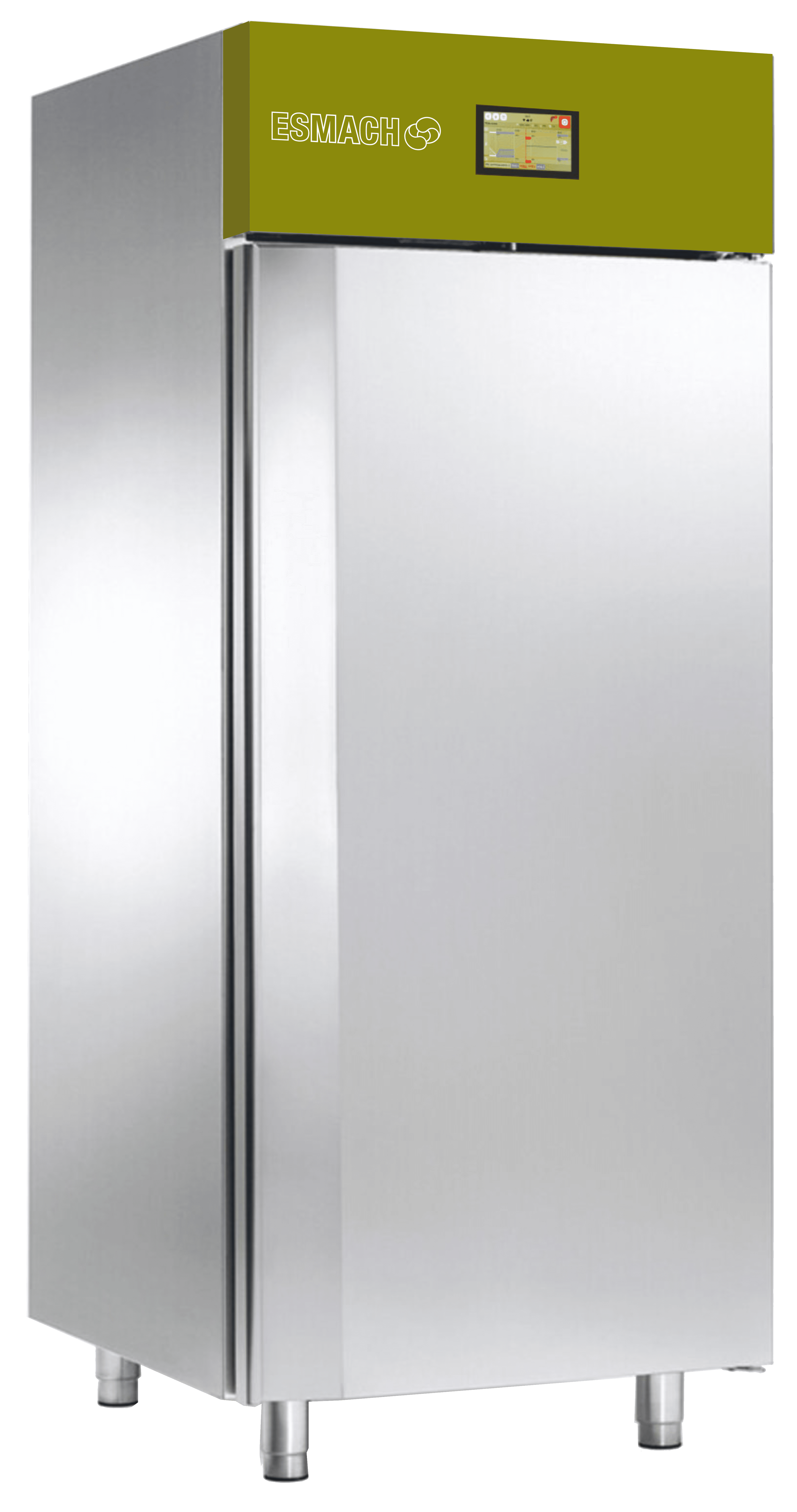 Bäckerei-Kühlschrank aus Chromstahl – Bäckerei