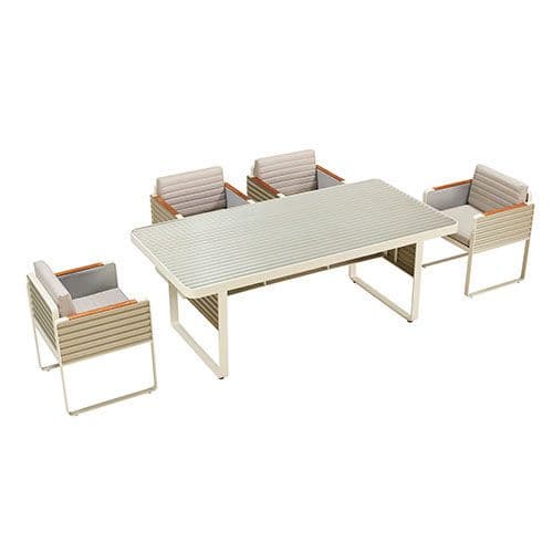 Airport Dining Taupe | 7-Teilig