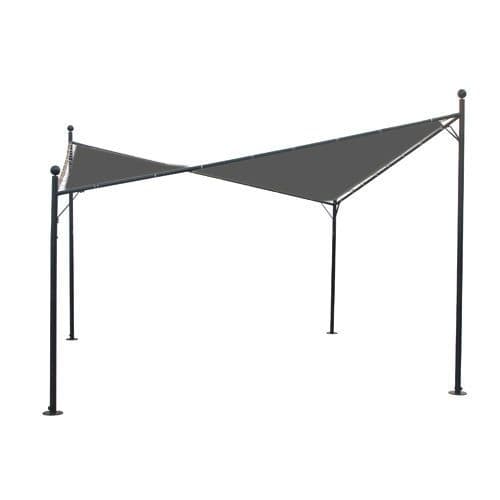 Festa Partyzelt - 400x400cm - Grau