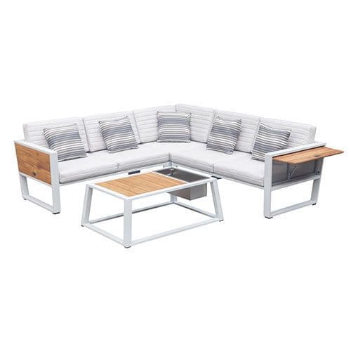 York Lounge White | 4-teilig