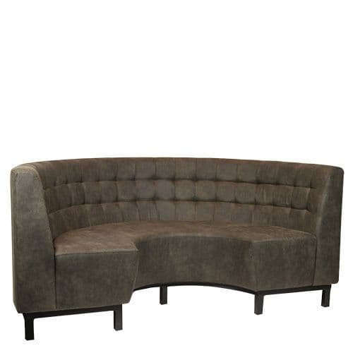 Viggo Bank - Halbrund - Braun