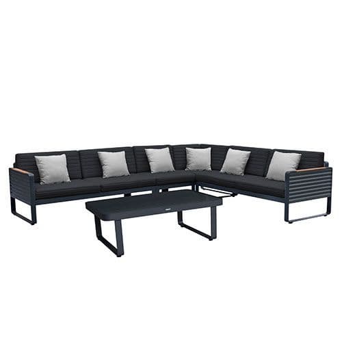 Airport Lounge Set - Schwarz | 6-Teilig