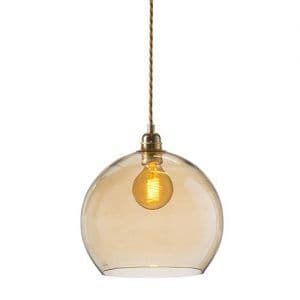 Rowan Pendelleuchte Ø15,5 / Ø22 / Ø28 / Ø39 - Golden Smoke