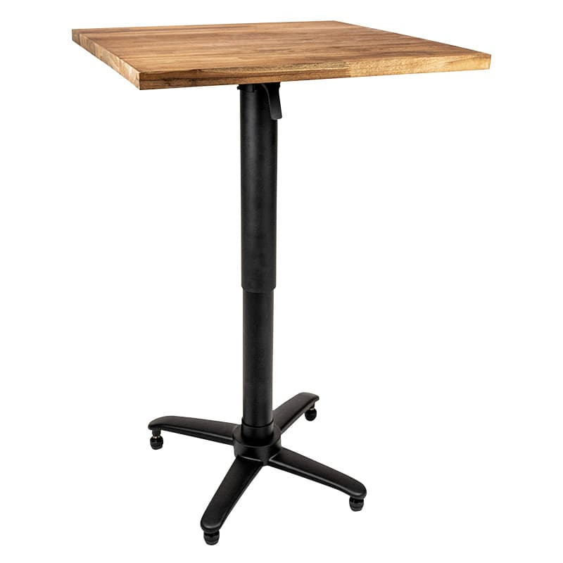 Elba-4F Untergestell Verstellbar - Schwarz