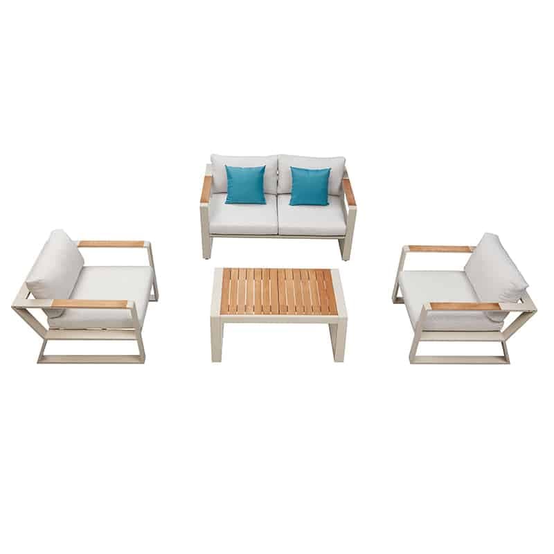 Exee 2.0 Lounge Set - Taupe | 2-Sitzer