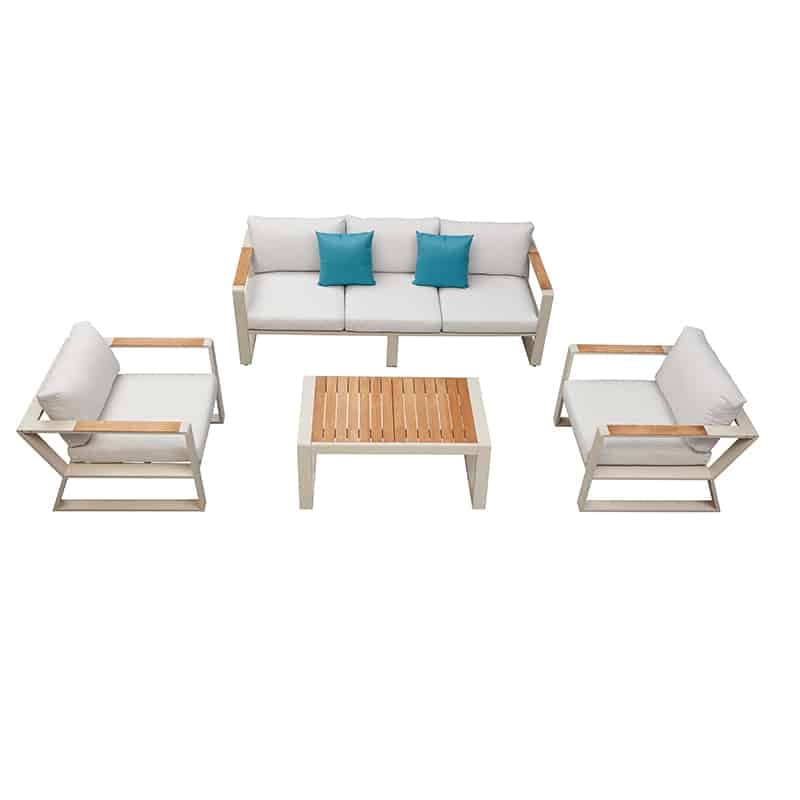 Exee 2.0 Lounge Set - Taupe | 3-Sitzer