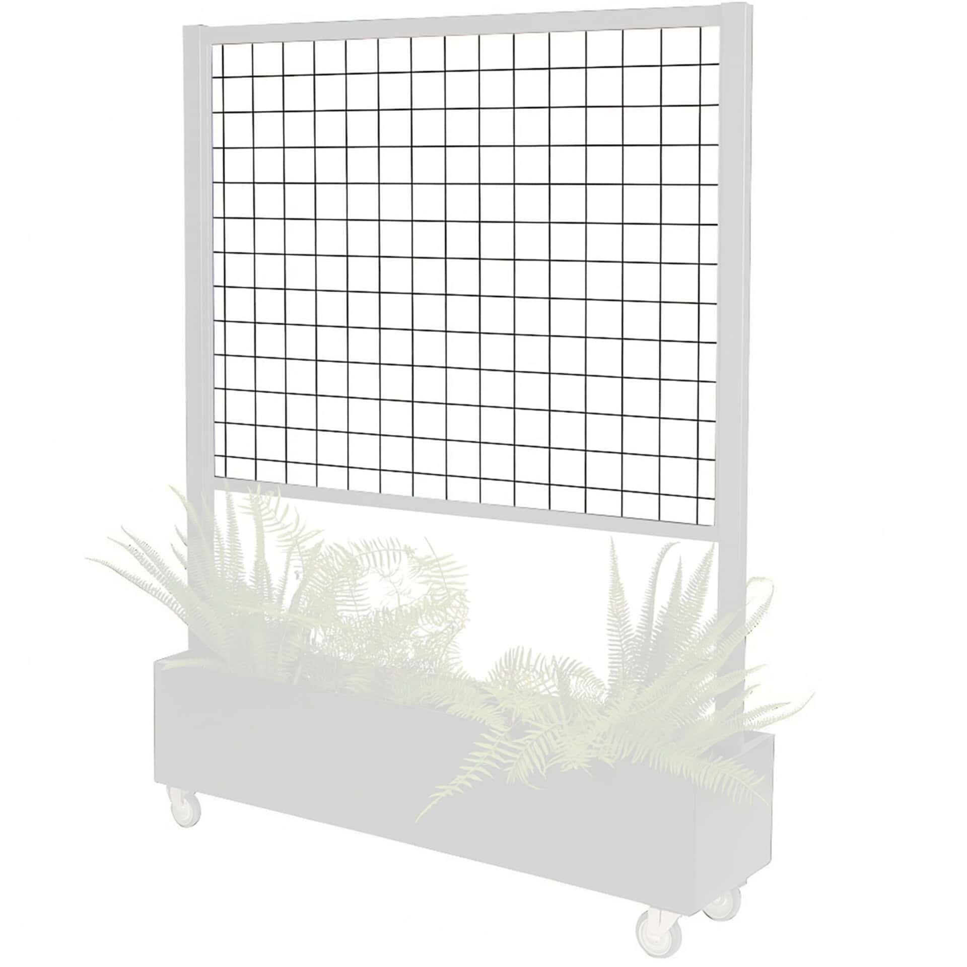 Gittermatte für Mobiler Terrassenschirm - Schwarz