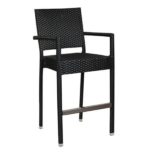 Mezza-A Barhocker - Schwarz