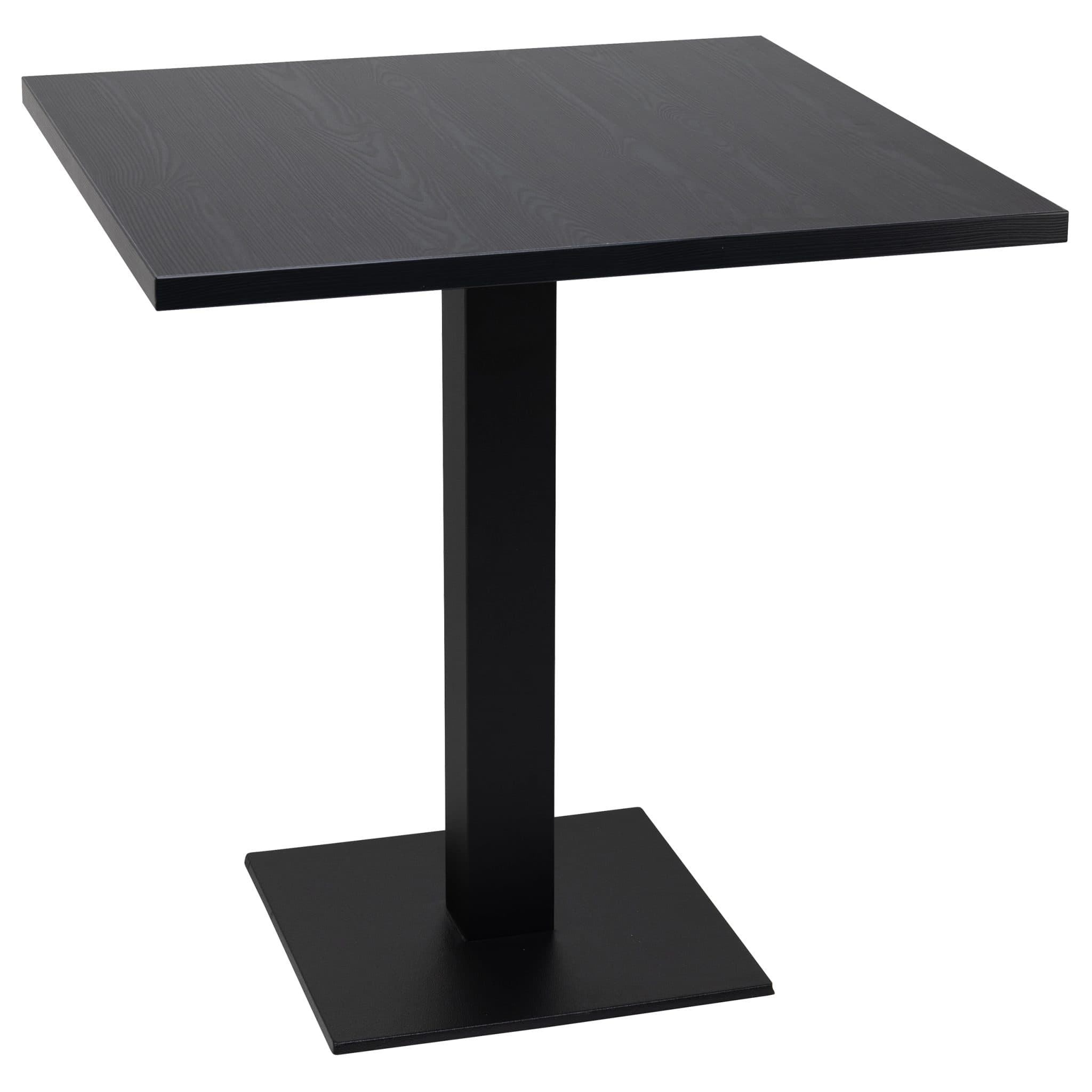 Tischset - Rivas Gestell + Melamin Schwarz Eiche T608