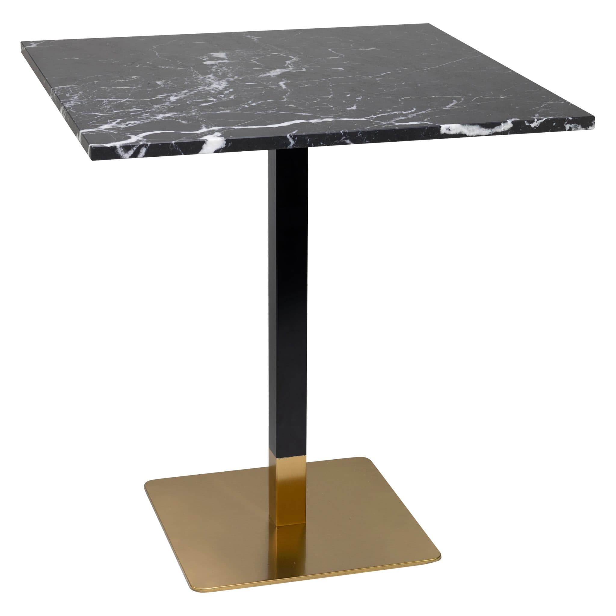 Tischset - Dados Gestell + Marmor Tischplatte Nero