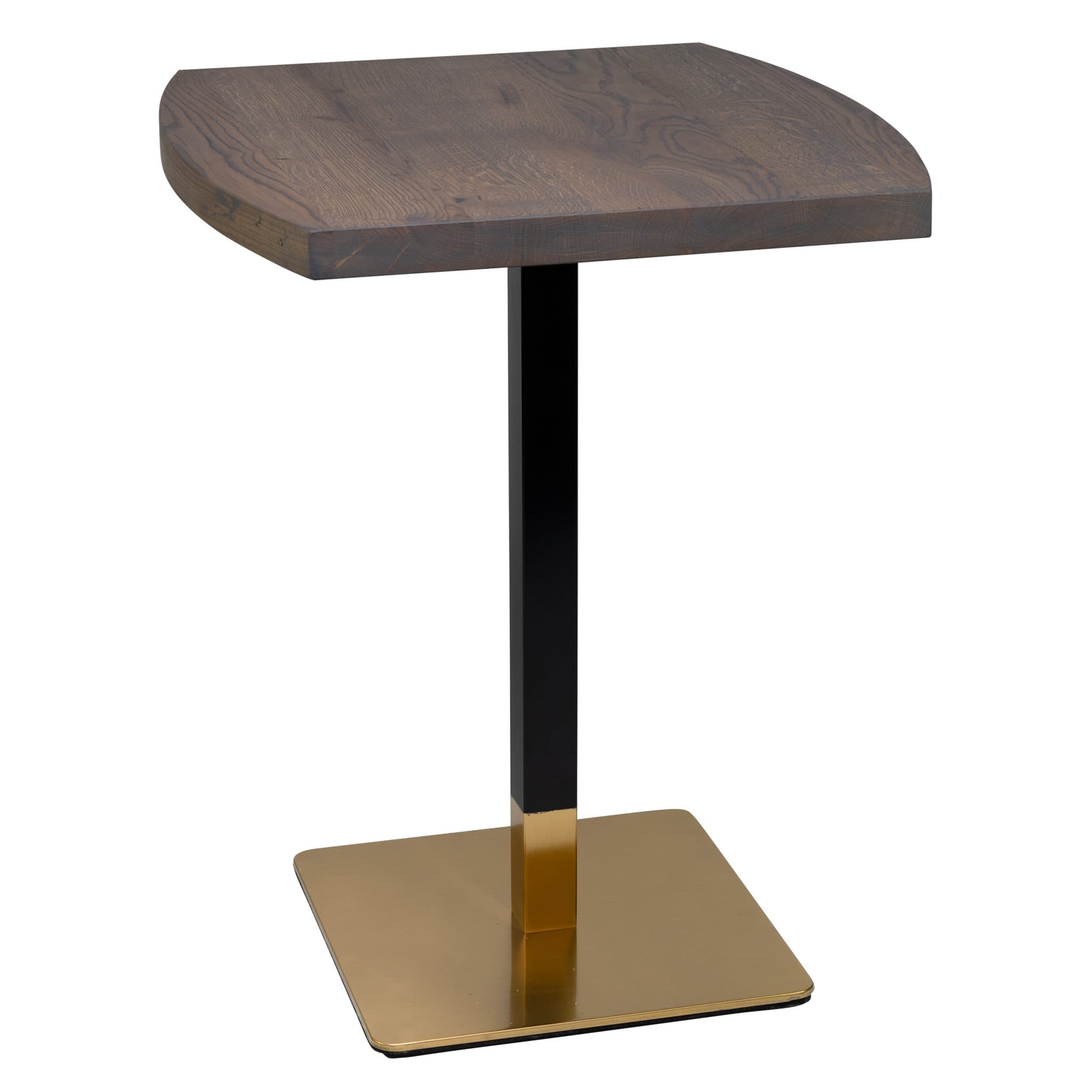 Tischset - Dados Gestell + Massive Eiche Tischplatte Dänisch Oval - Slat Grey