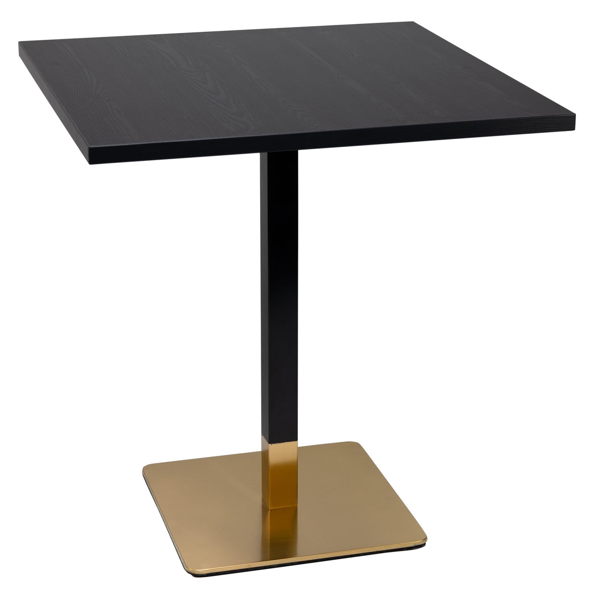 Tischset - Dados Gestell + Melamin Schwarze Eiche T608