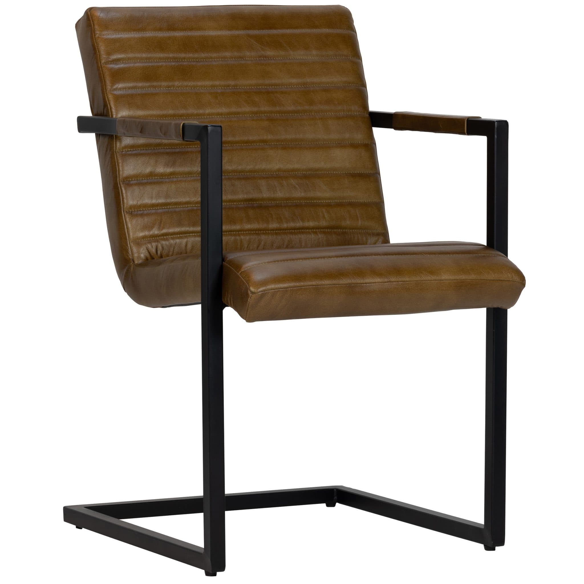 Kess Armstuhl - Cognac Leder