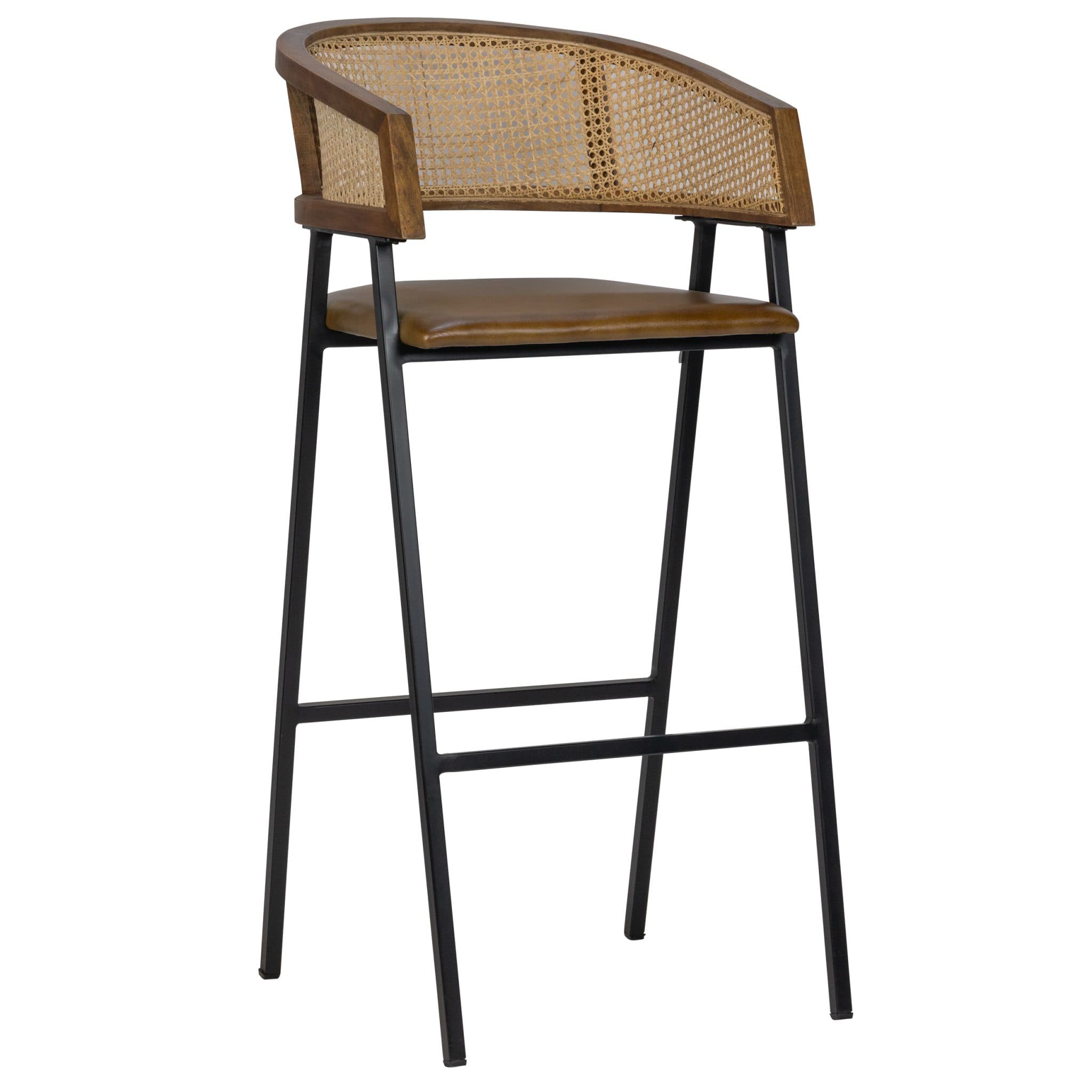 Jayson Barhocker - Cognac Leder