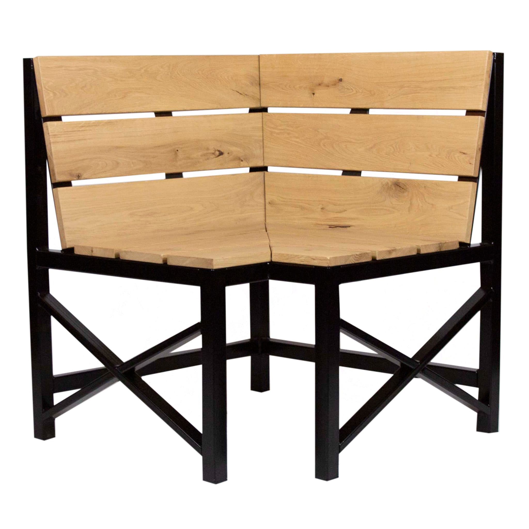 Jules Terrassenbank - Eckelement 80x80cm