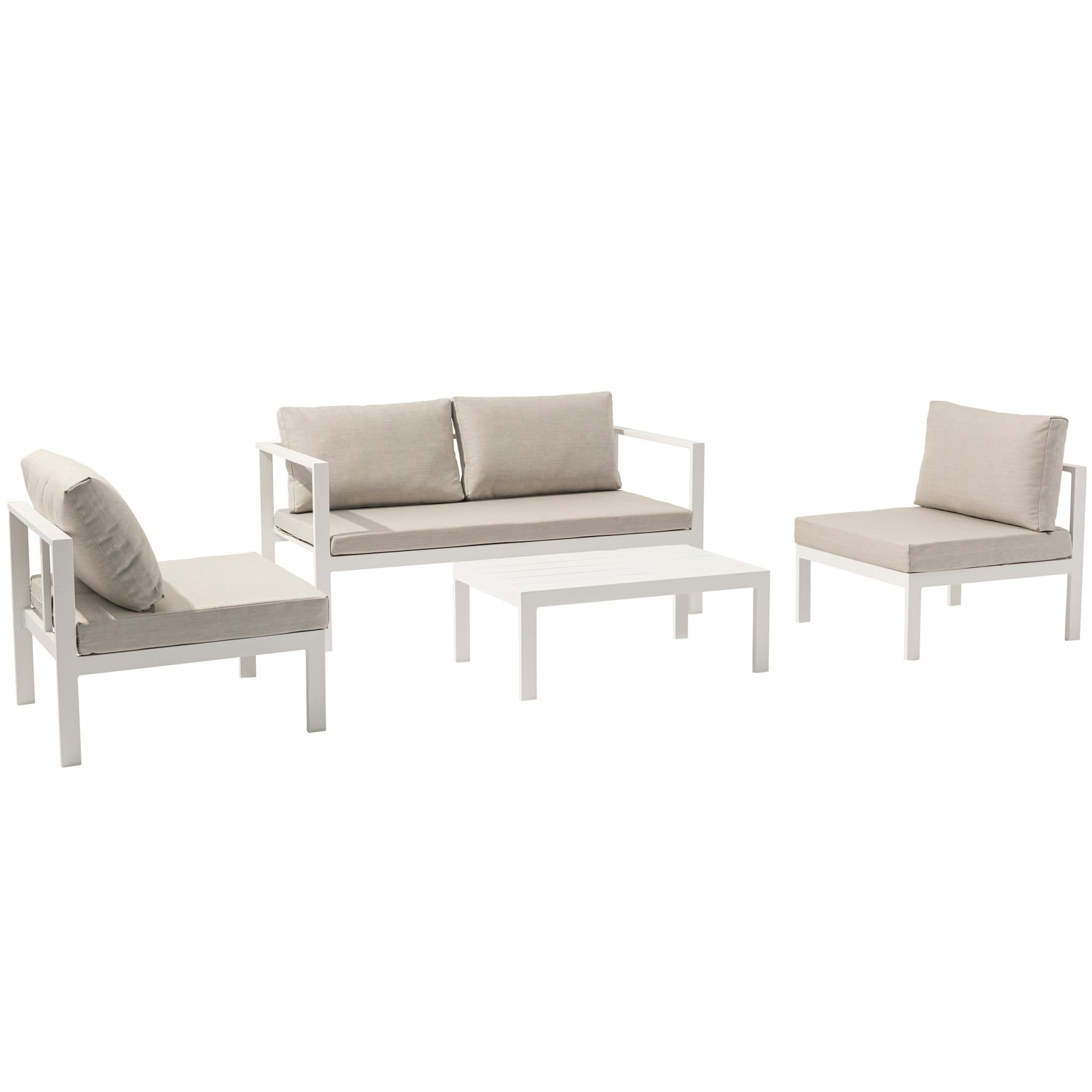 Hakala Lounge-Set - Beige | 4-teilig