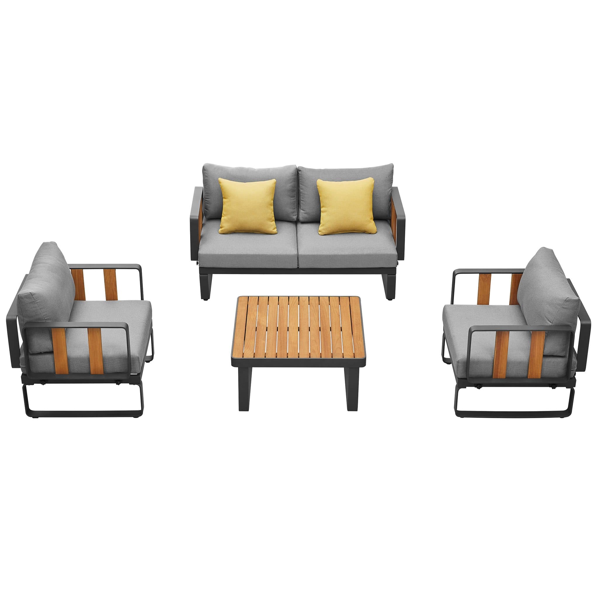 Magic Lounge Set - Grau | 4-teilig