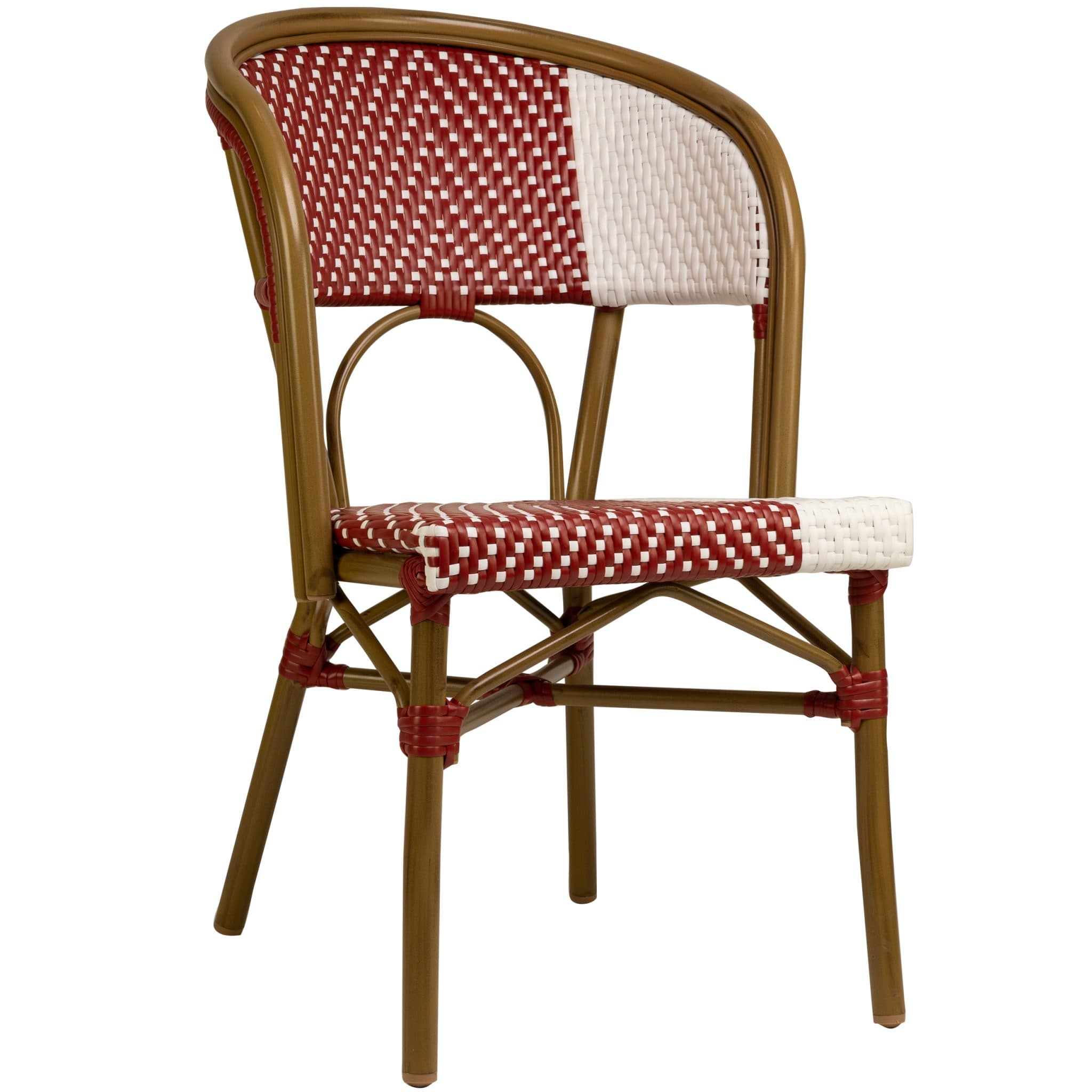 Santa Cruz Terrassenstuhl - Rot/Weiß