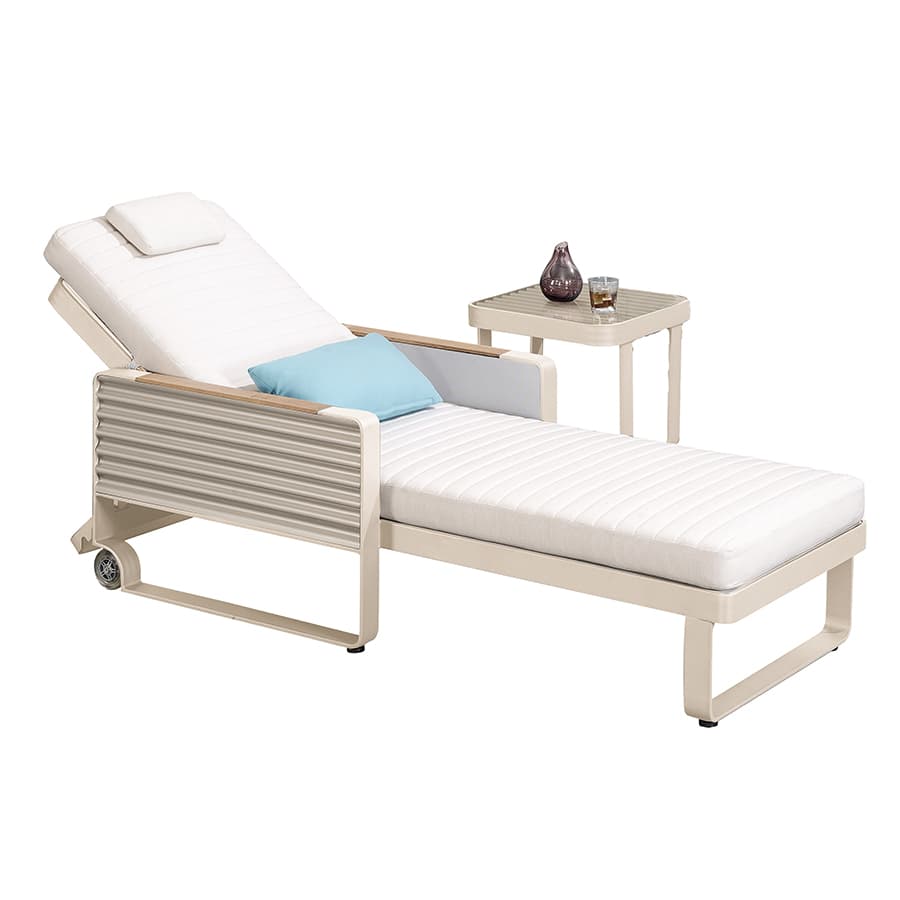 Airport Sonnenliege - Taupe | 2-Teilig