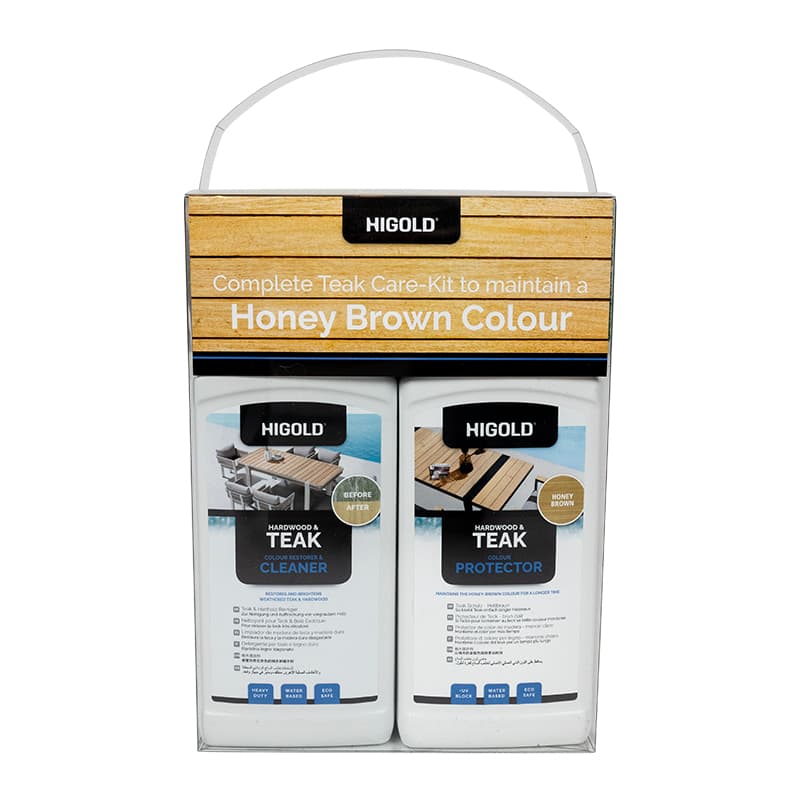 Higold - Teak Care Kit - Cleaner + Protector