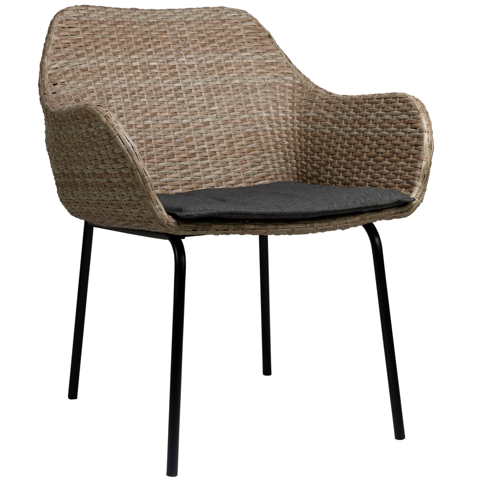 Bree Terrassenstuhl - Natural/Anthrazit