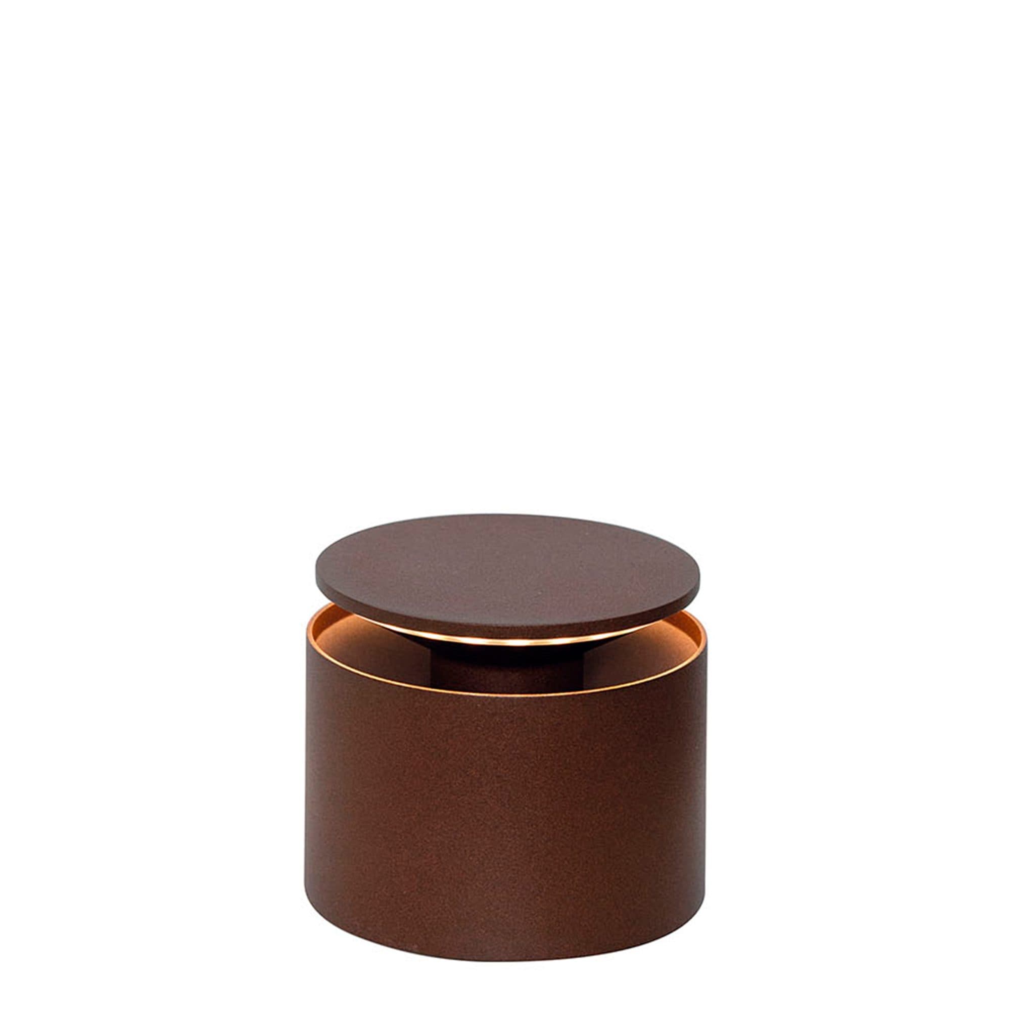 Push-Up Tischlampe - Braun