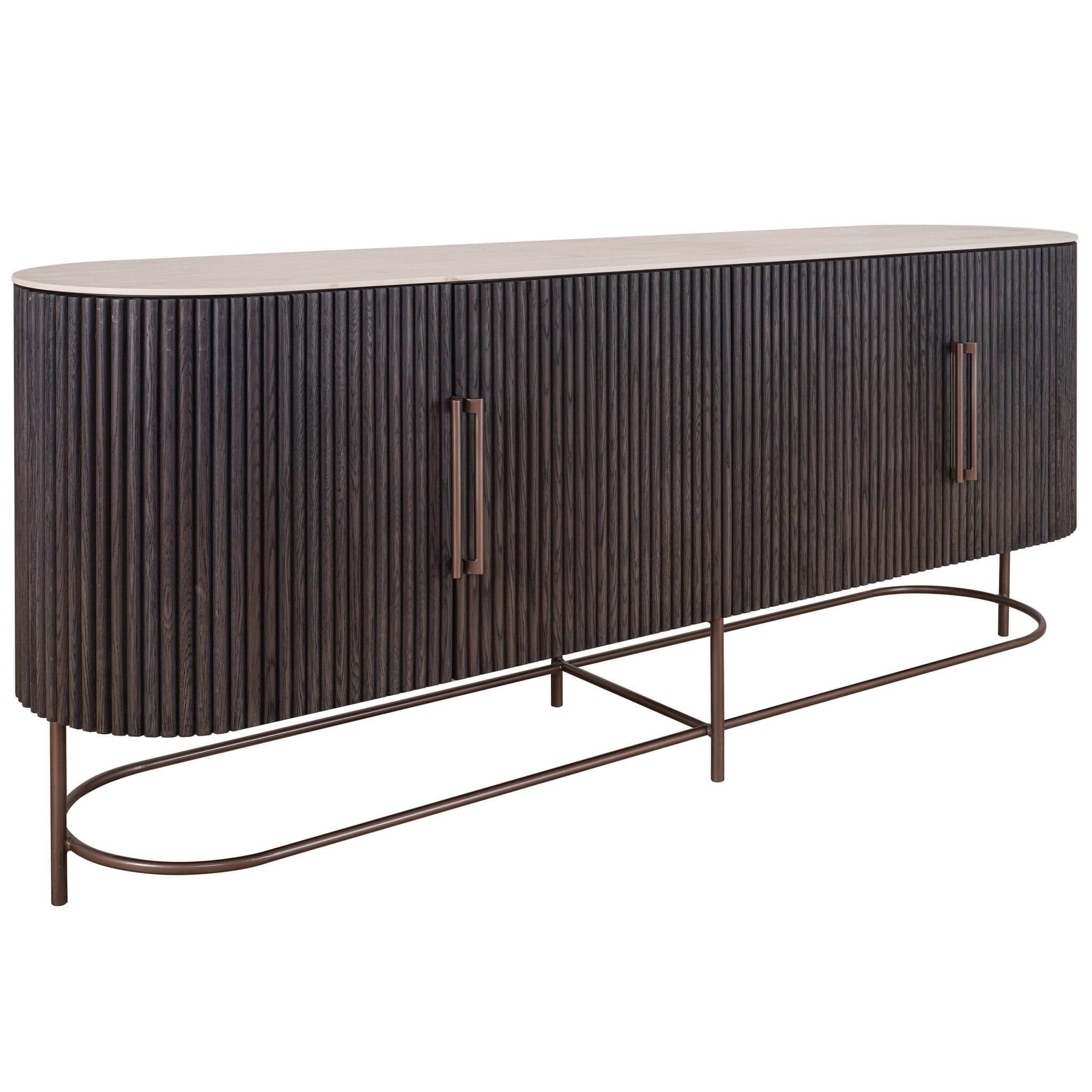 Puglia Anrichte - Schwarzbraune Eiche