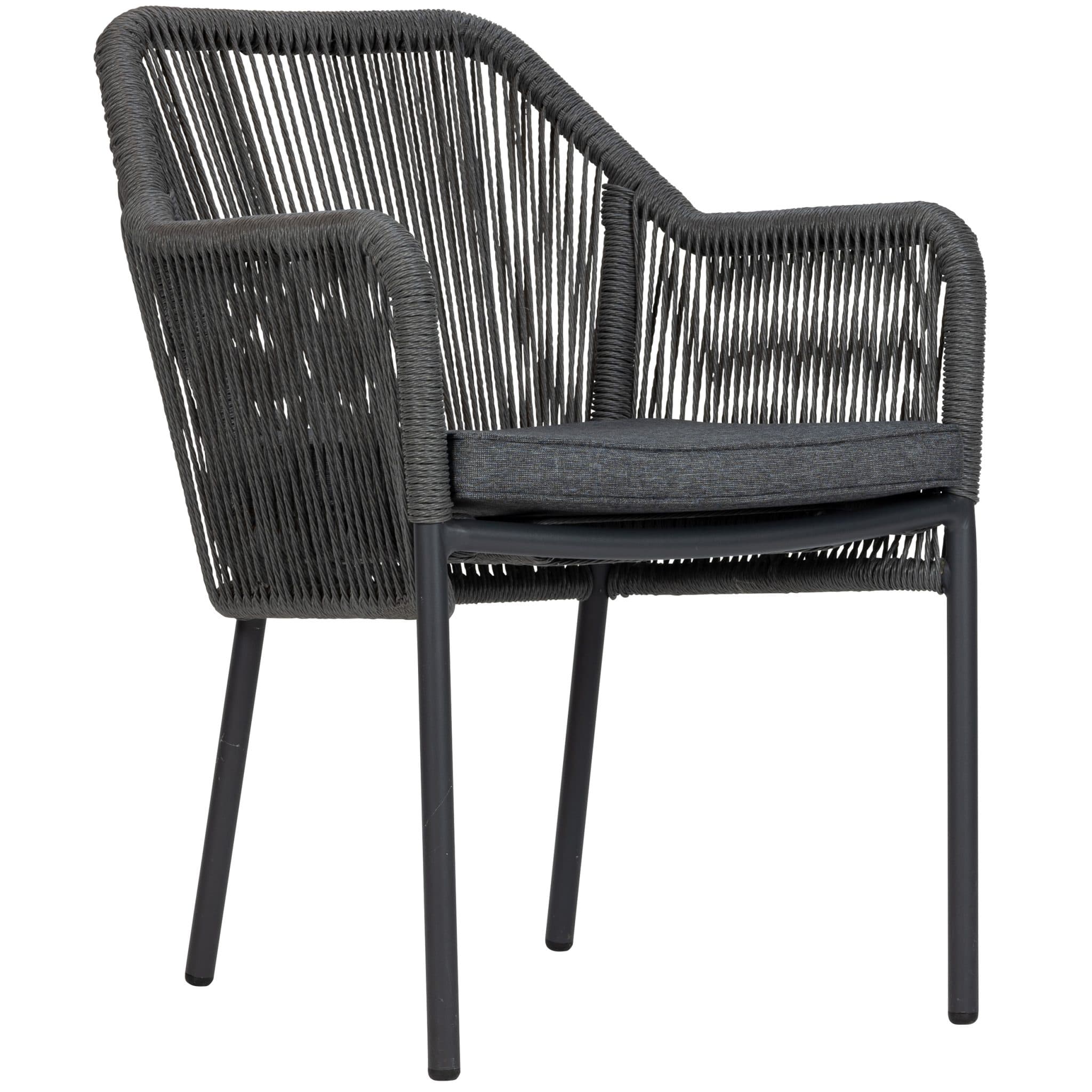 Baleric Terrassenstuhl - Charcoal/Grau