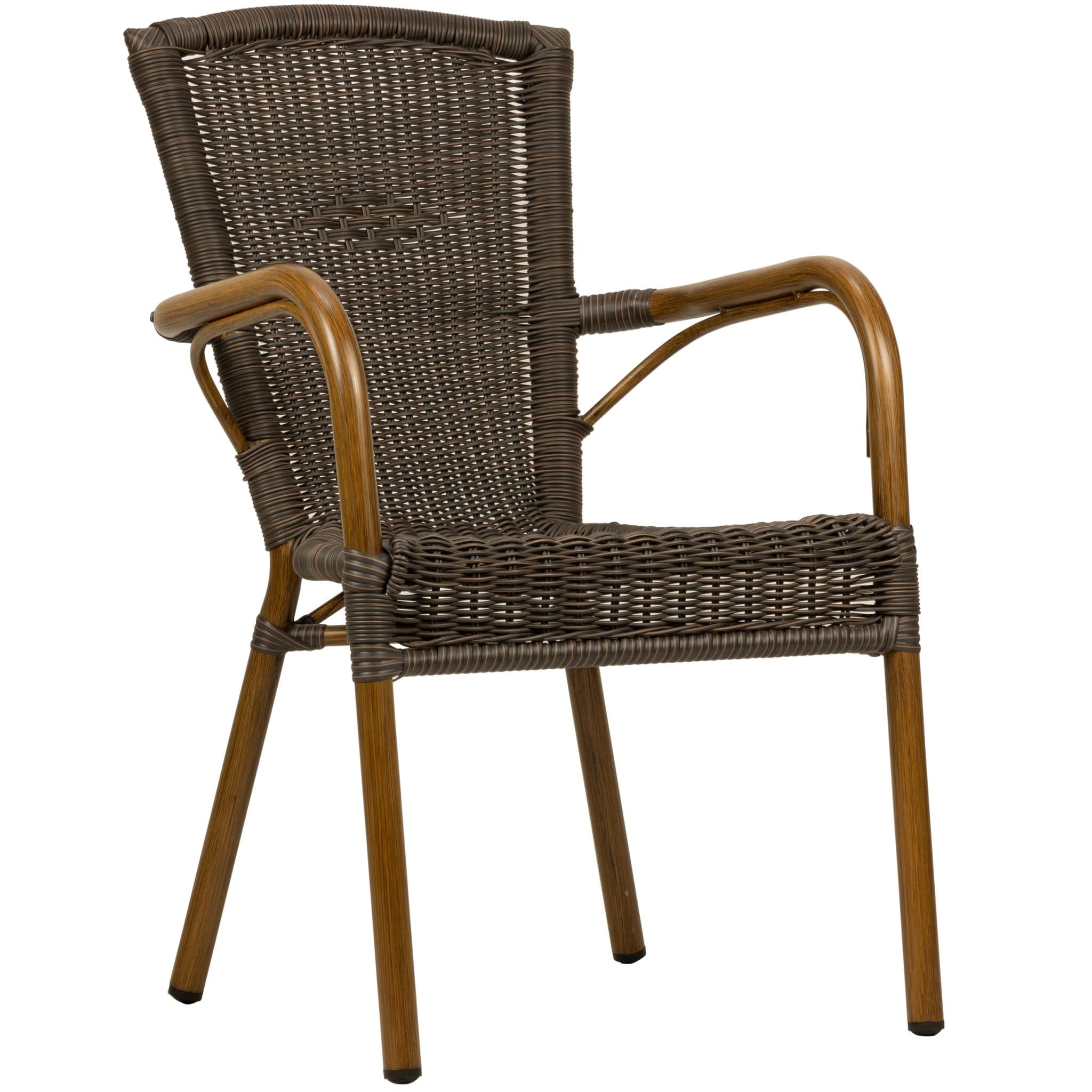 Santa Fe Terrassenstuhl - Dunkles Holz