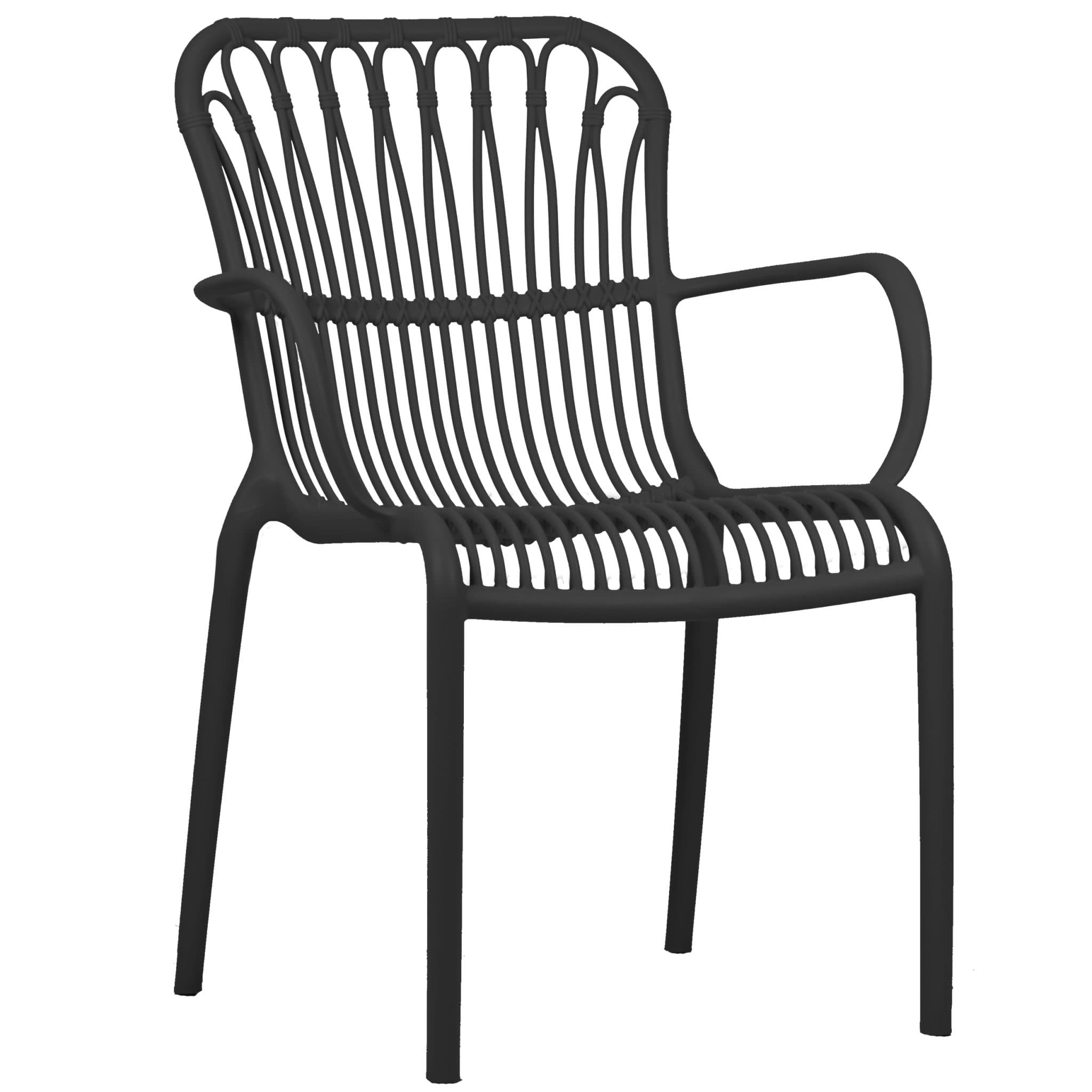 Lola Terrassenstuhl - Schwarz