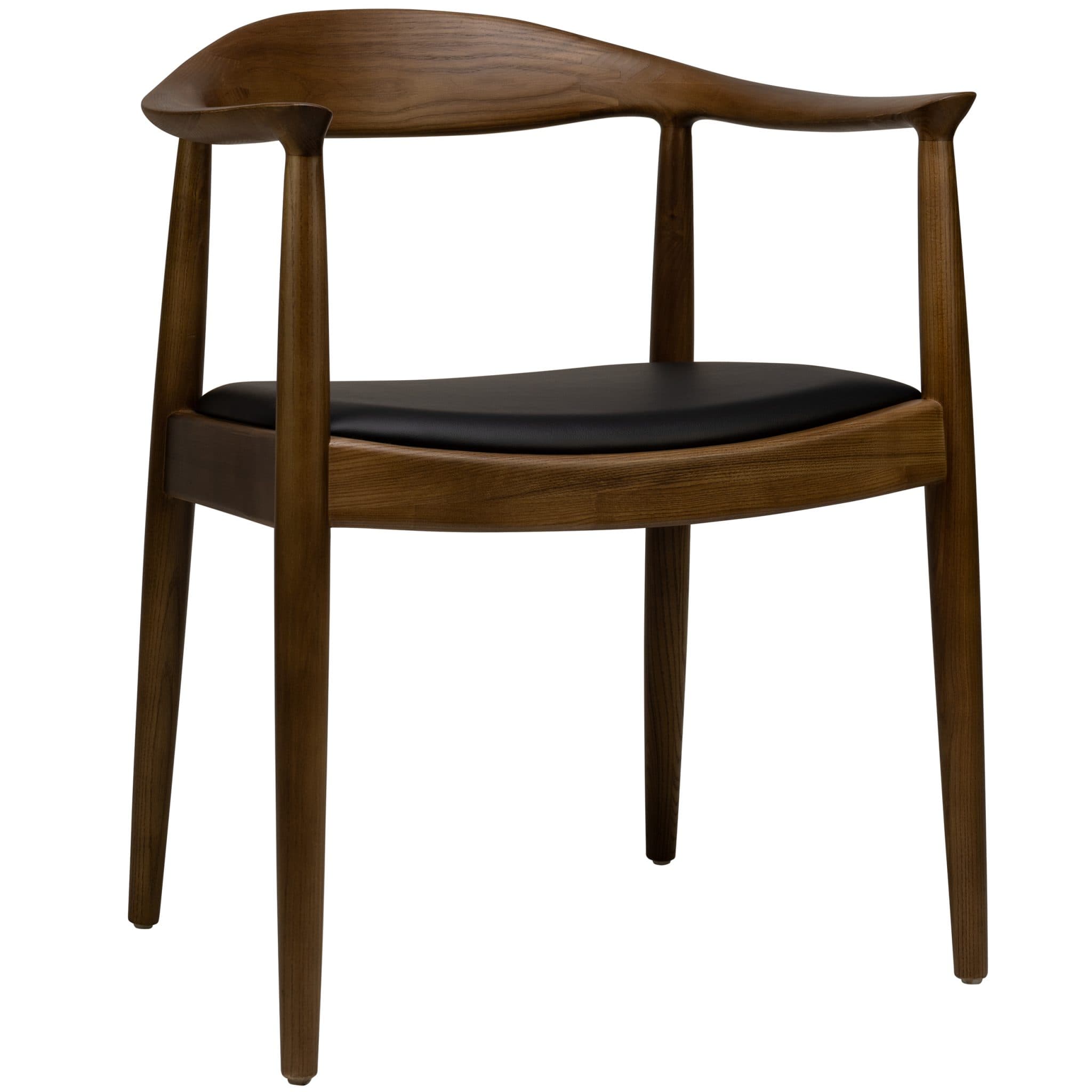 Nordic Armstuhl - Eschenholz - Kunstleder