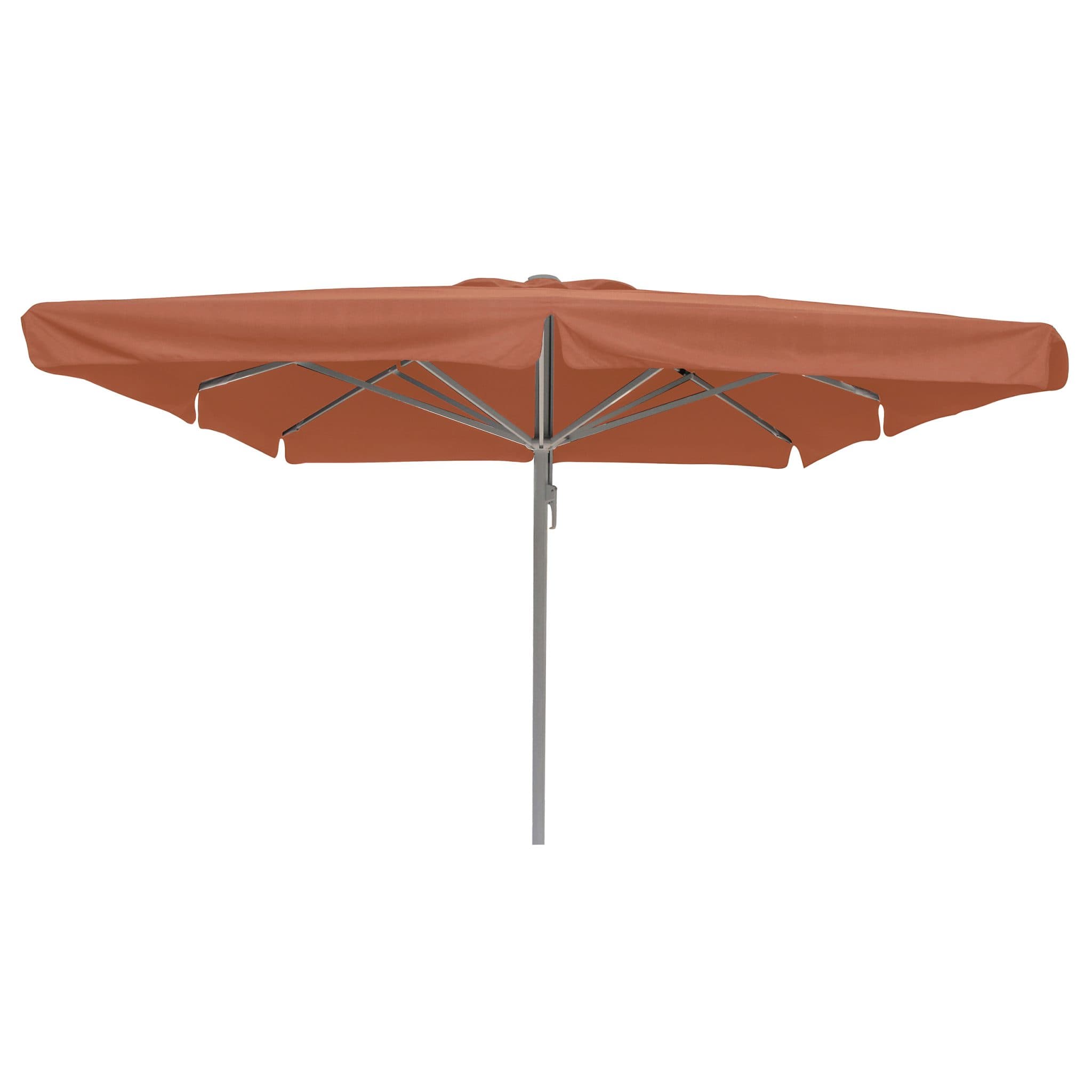 Karin Sonnenschirm - 400x400cm - Terrakotta/Platinum