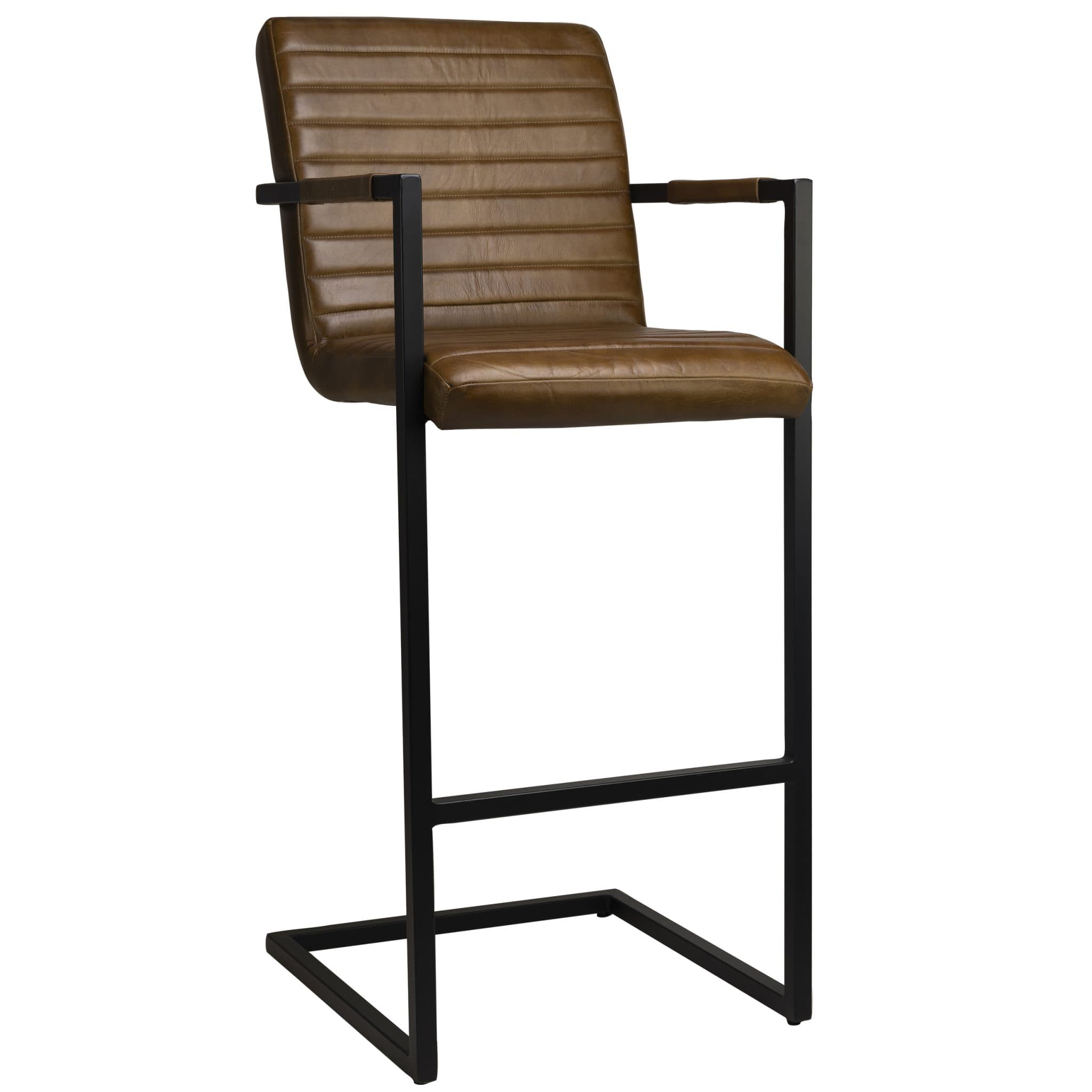 Kess Barhocker - Cognac Leder