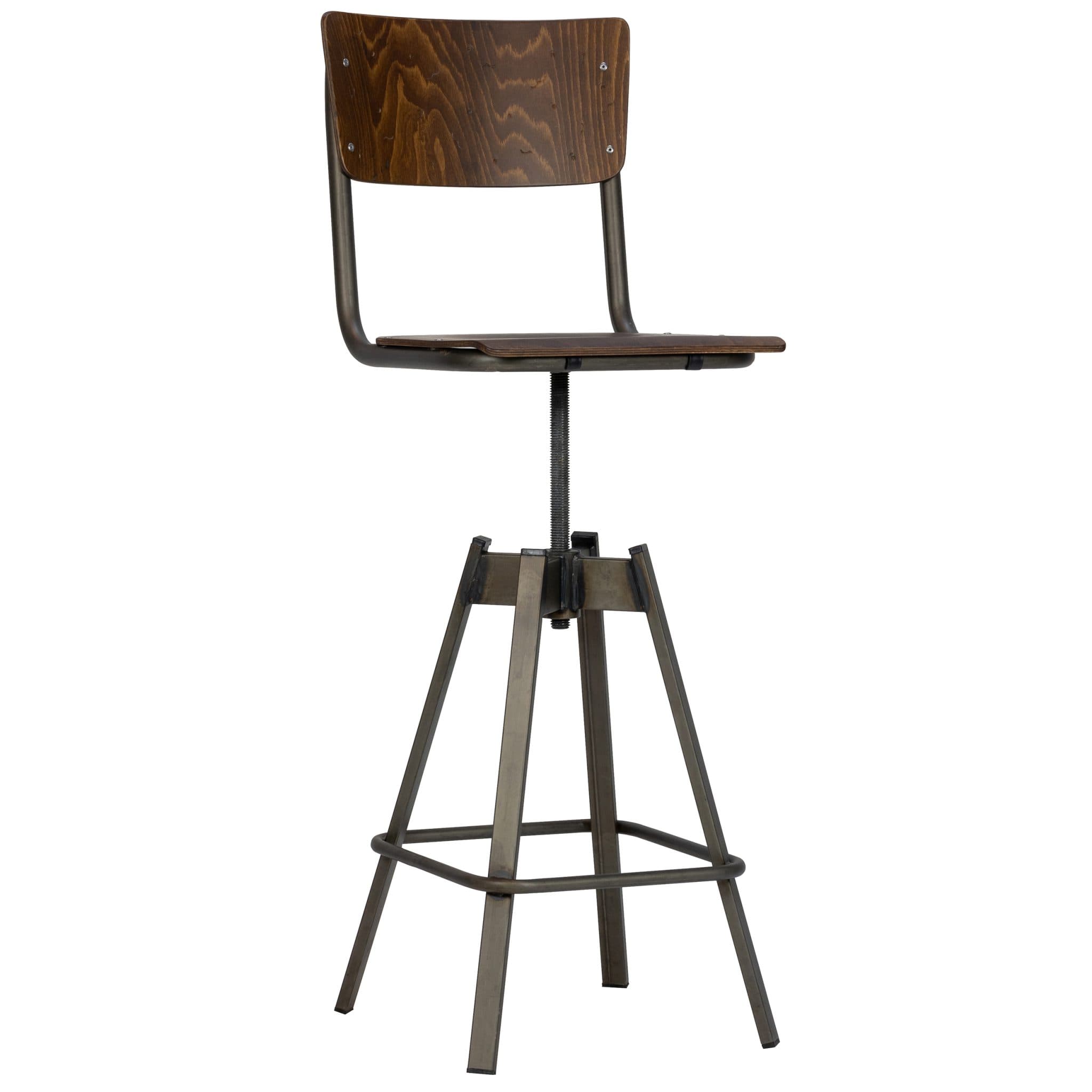 Skool Barhocker Drehbar - Holz