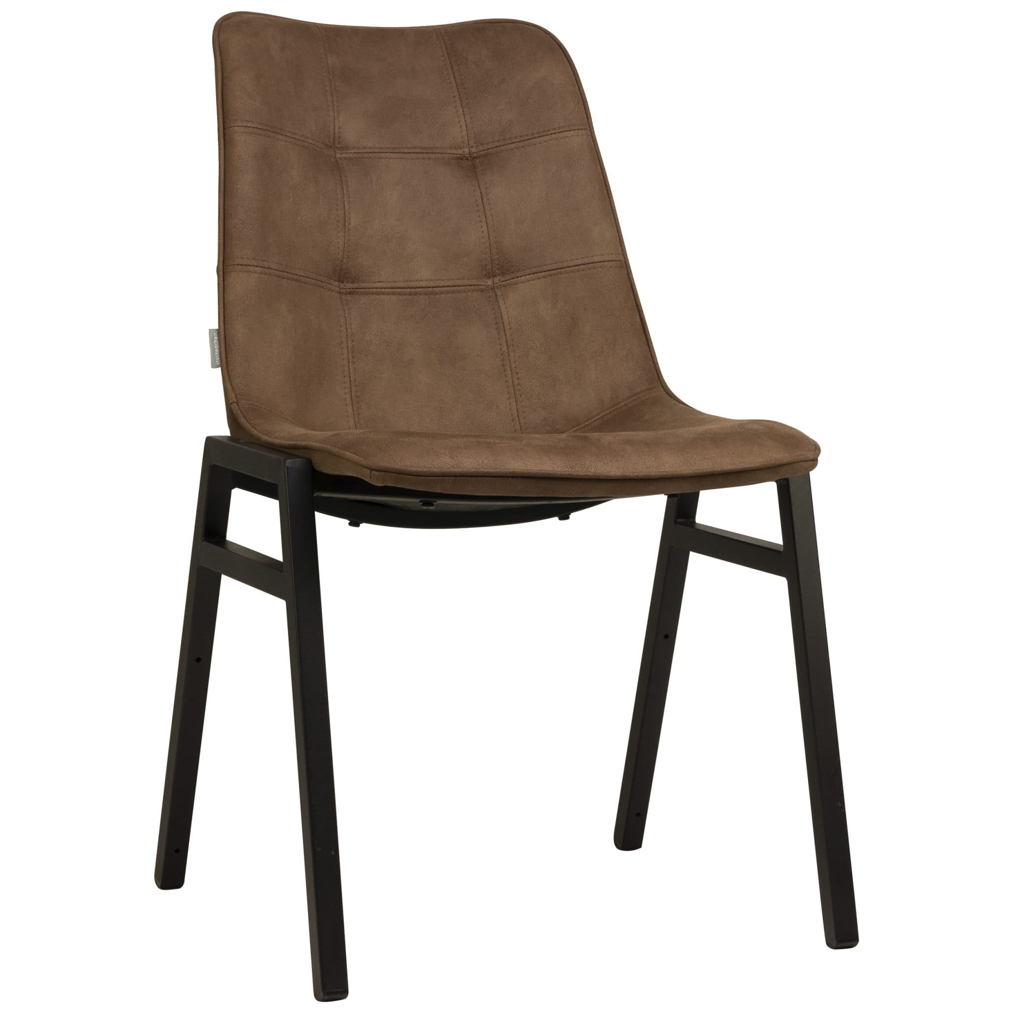 Detroit Stapelstuhl - Tanny/Schwarz