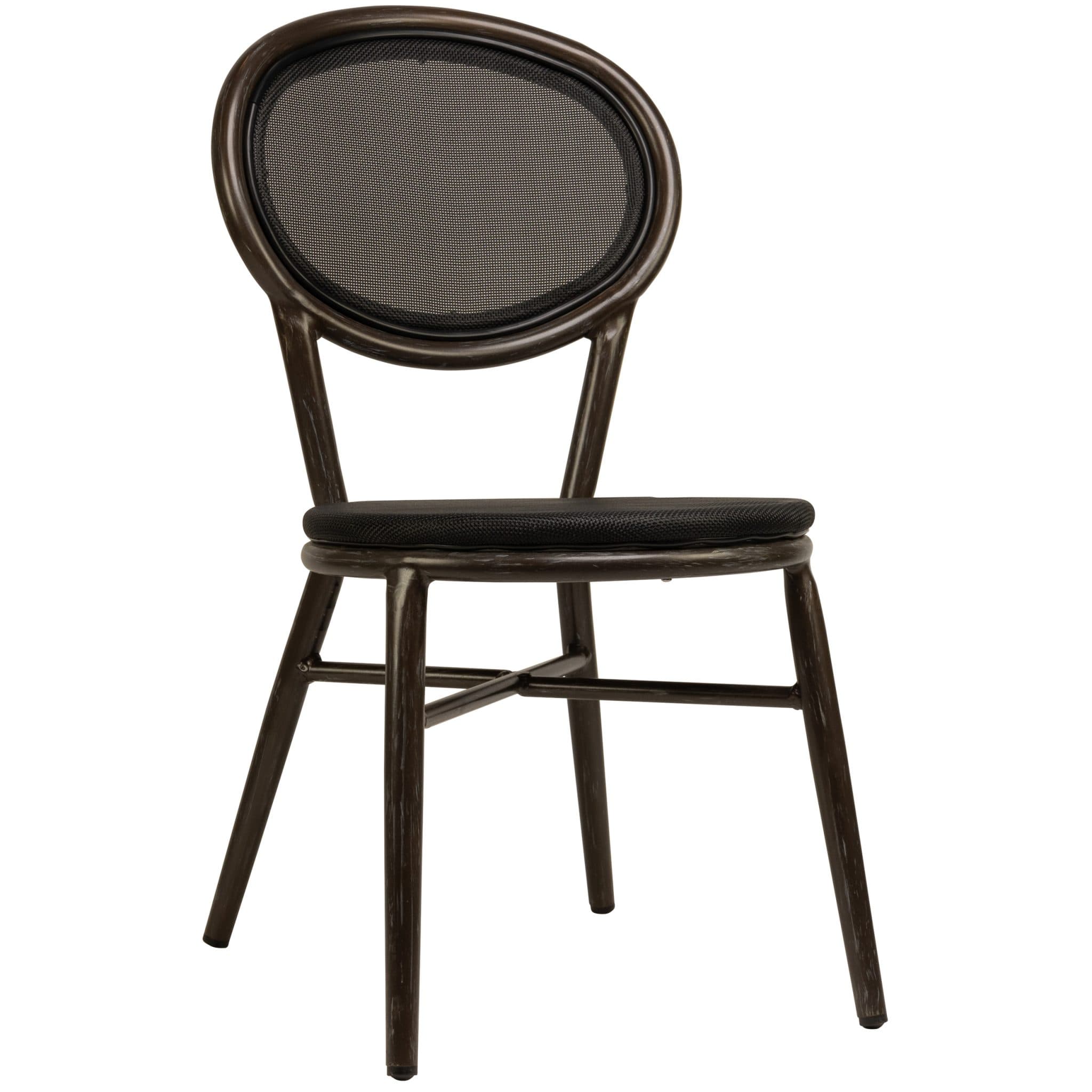 Jay Terrassenstuhl - Distressed/Schwarz