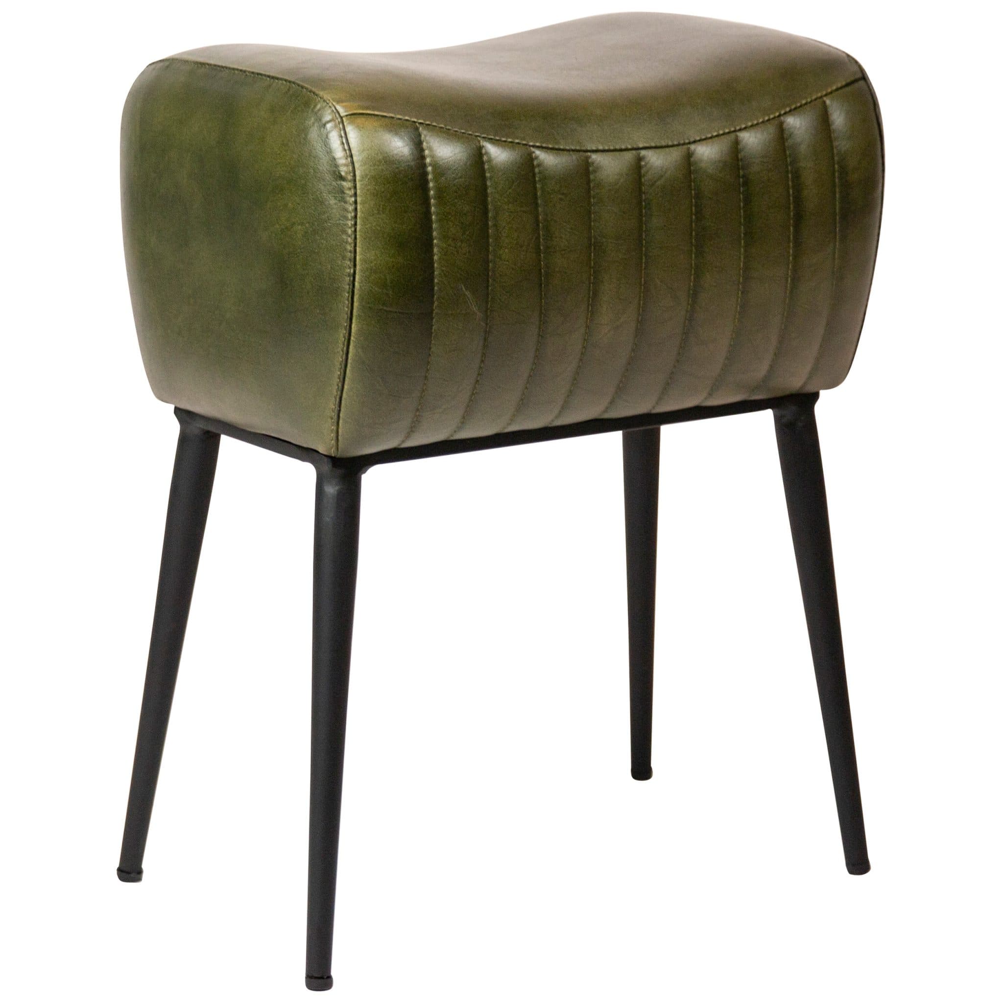 Bold Hocker - Metall/Leder