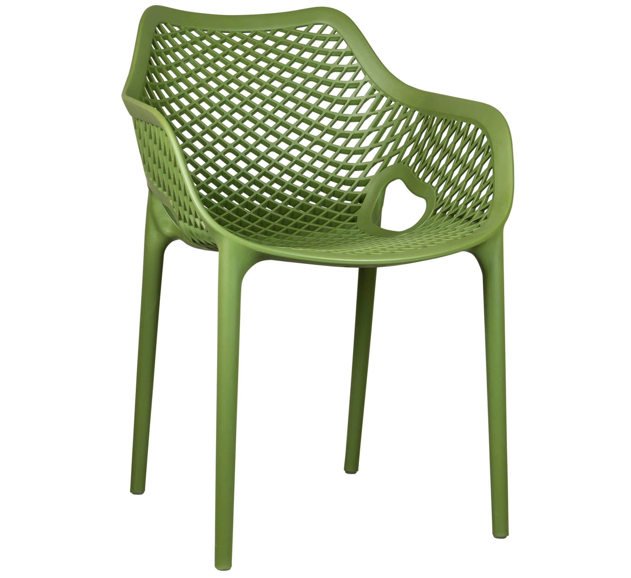 Air-A Armstuhl - PVC Olivgrün