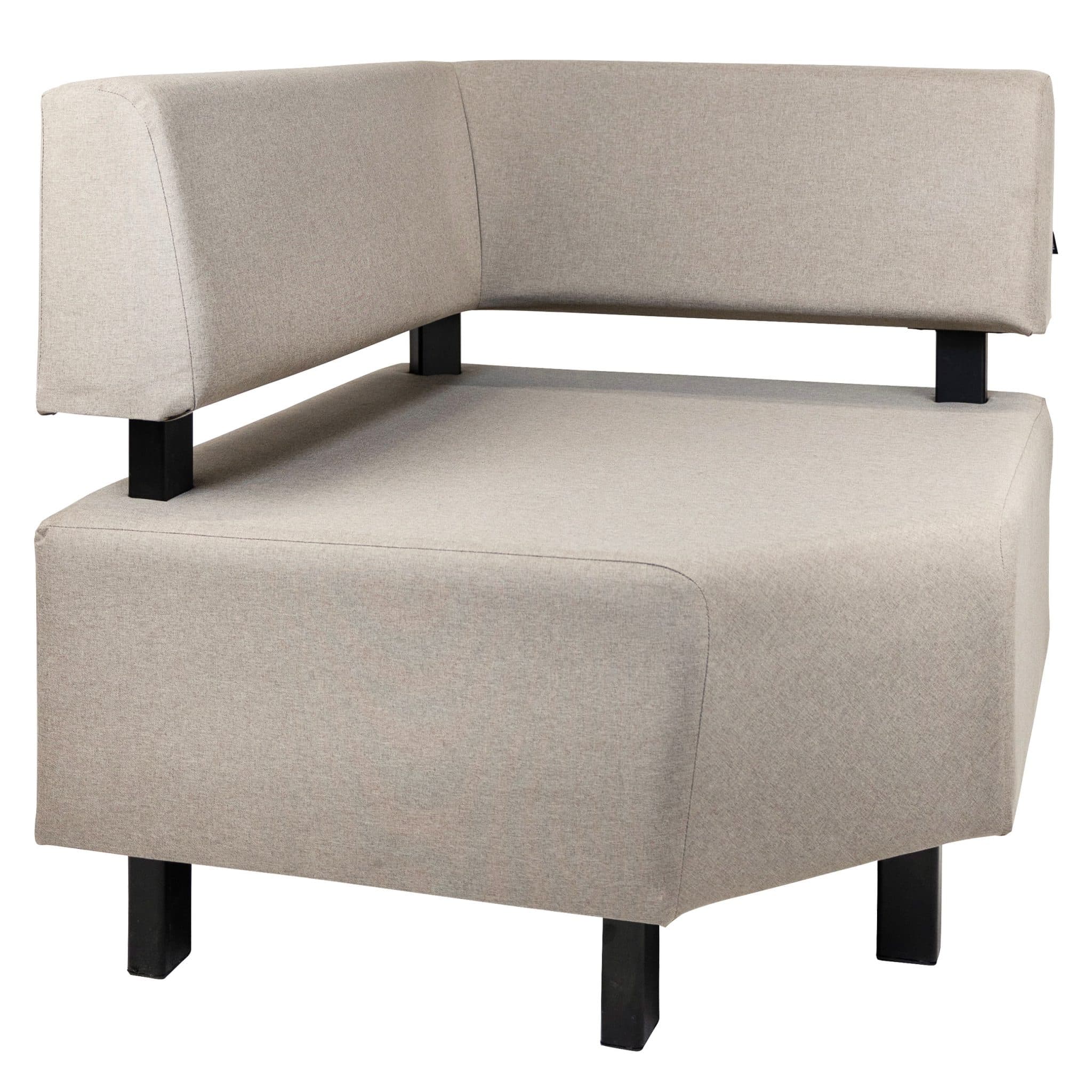 Ibiza Terrassenbank - Eckelement - Toast