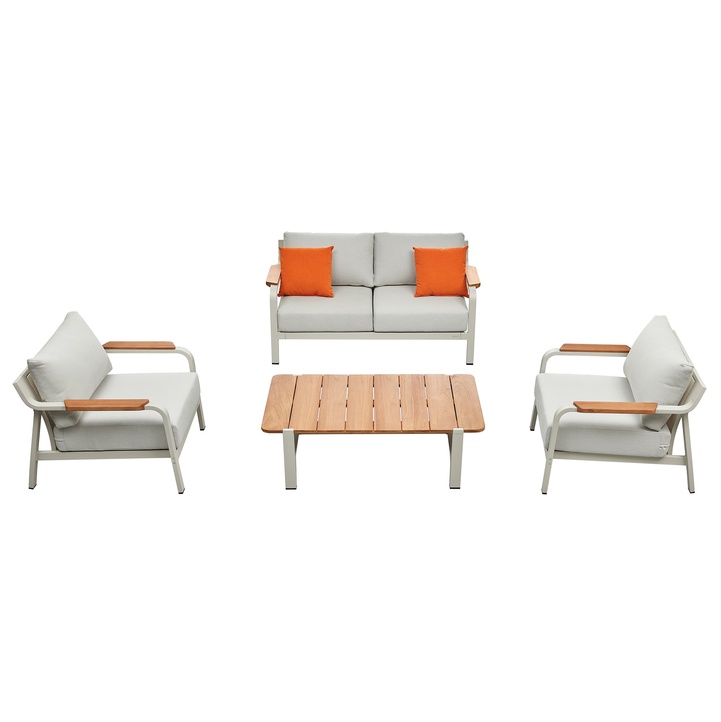 Visconti Lounge Set - Taupe | 2-Sitzer