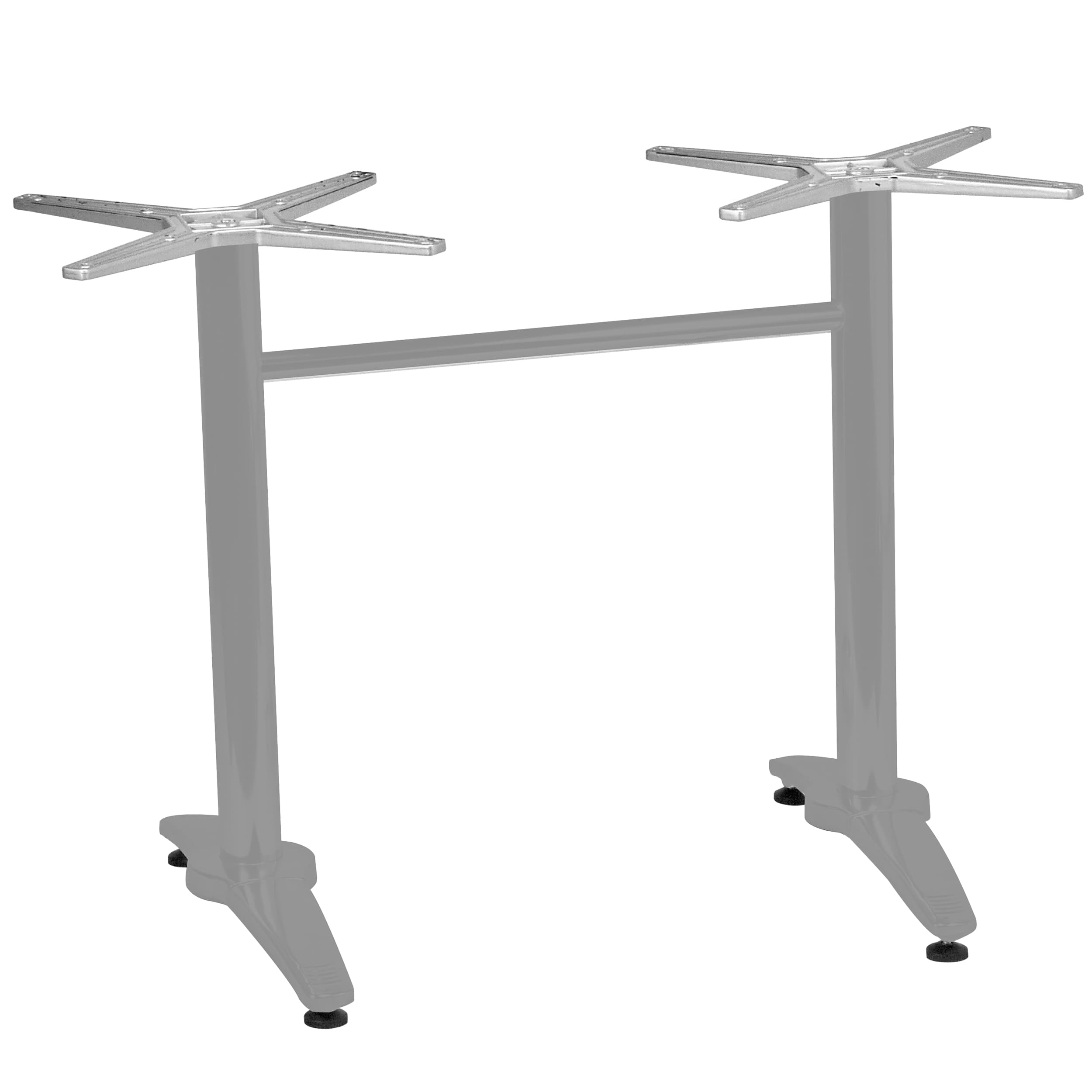Roma-2 Untergestell - Silber Grau
