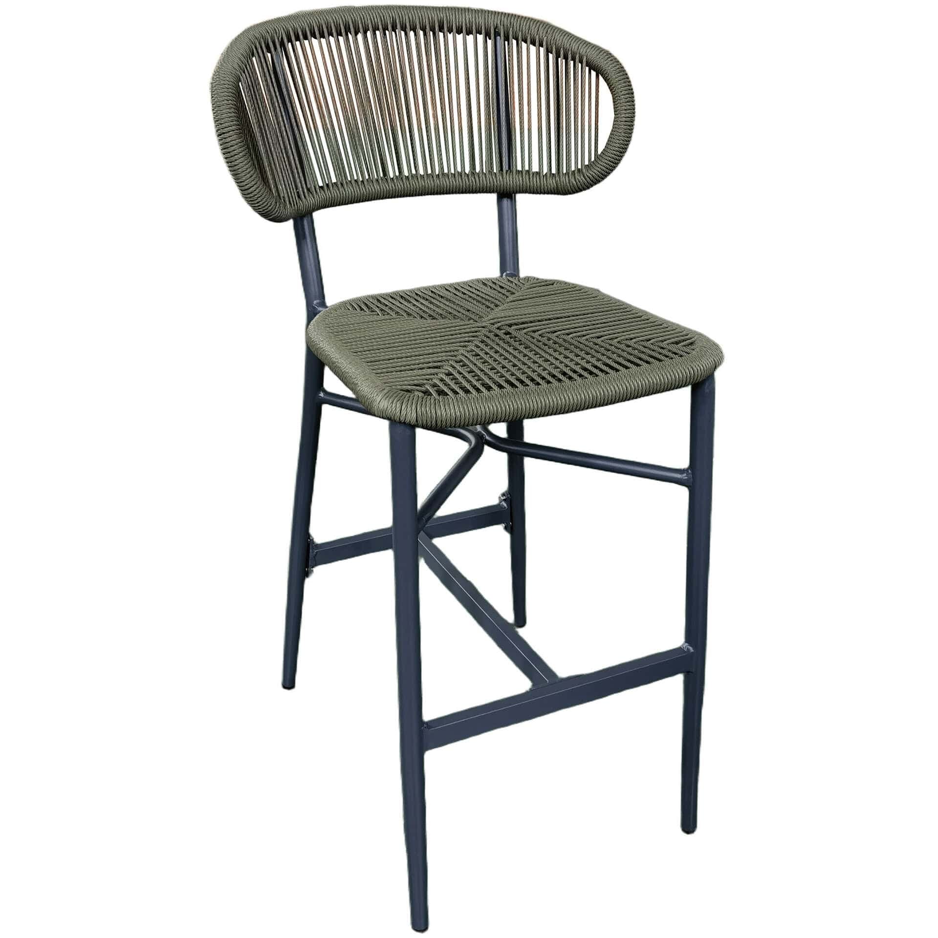 Jorden Hocker - Charcoal/Grün