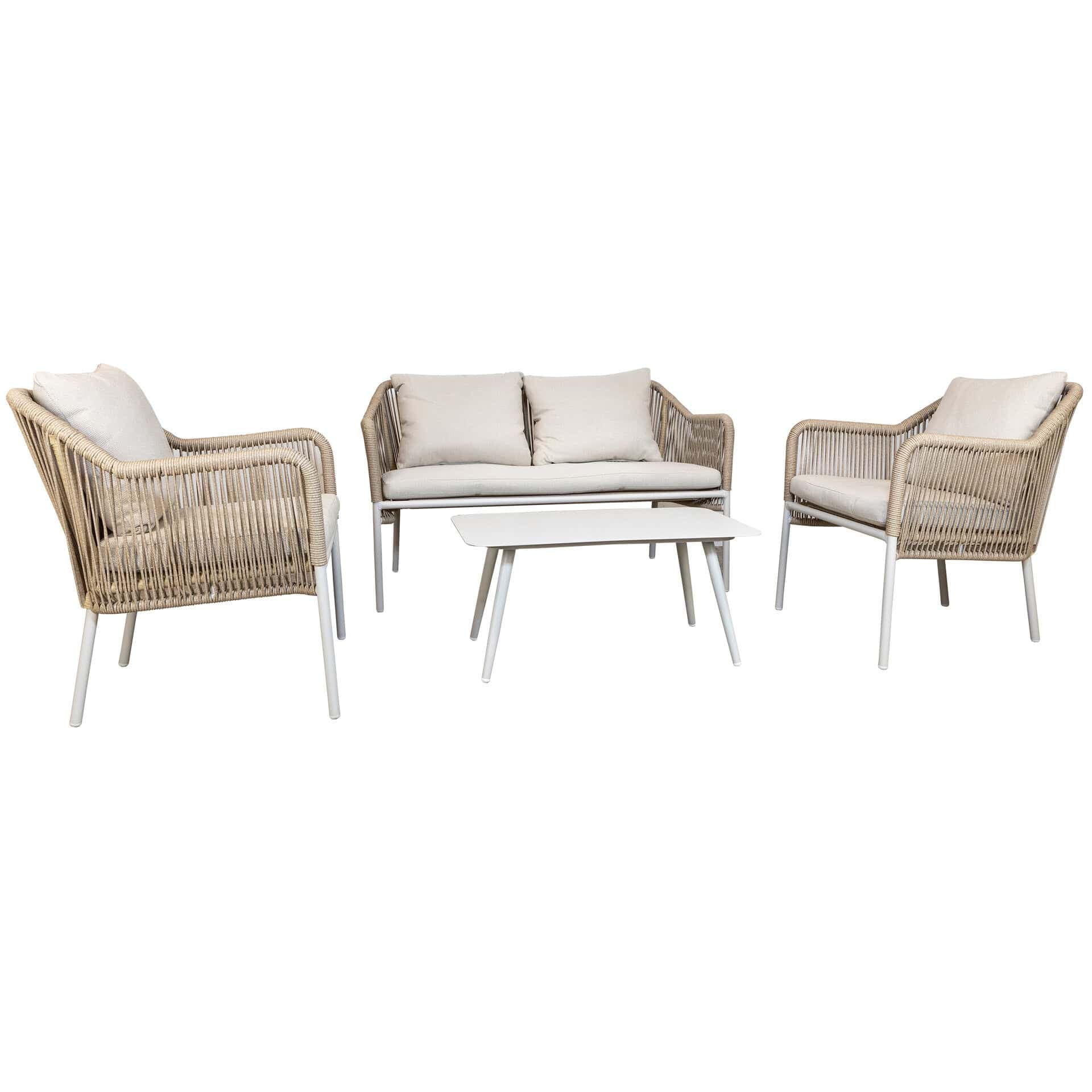 Baleric Lounge Set - Beige/Sand