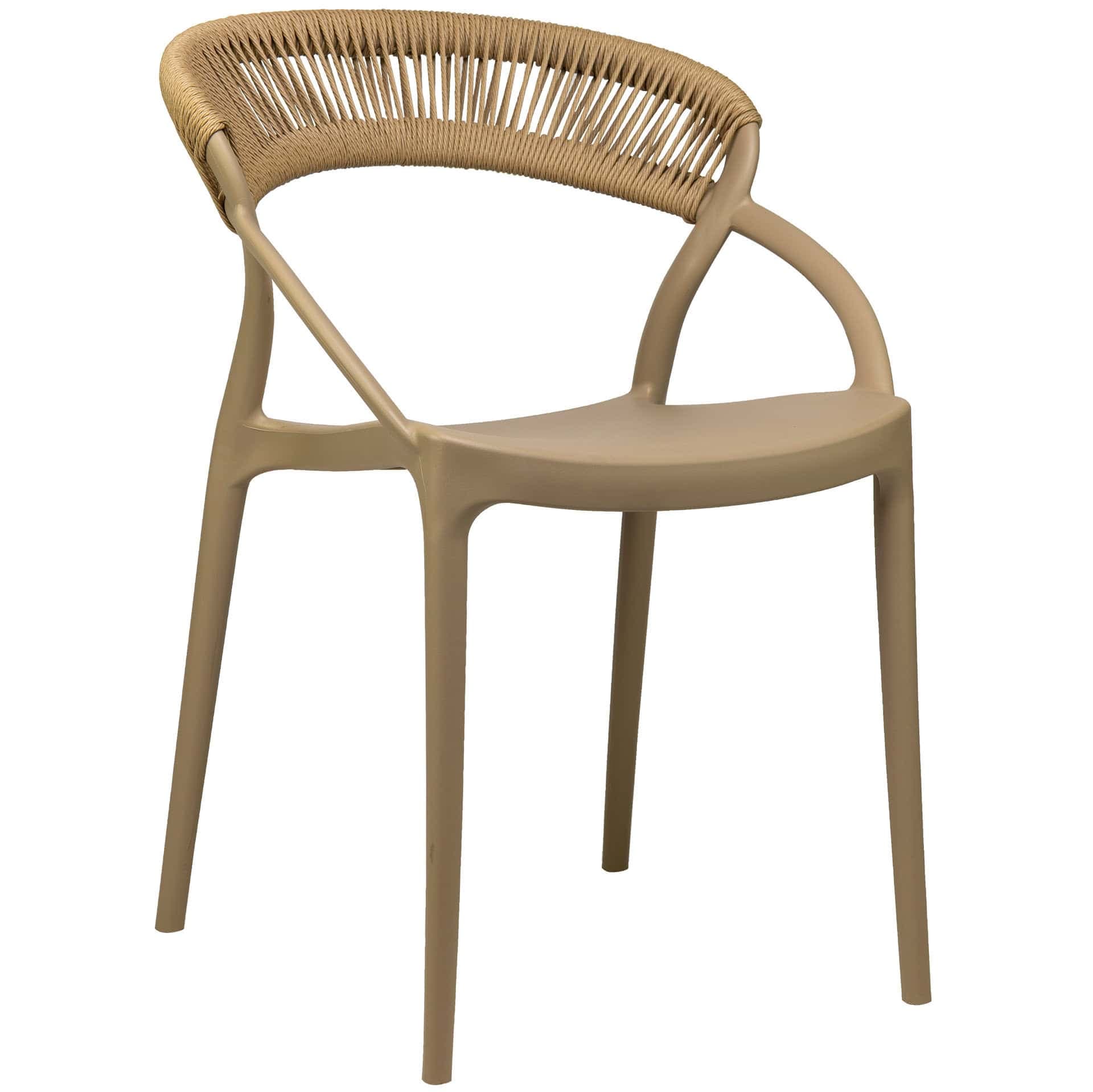 Riviera Terrassenstuhl - Beige/Natural