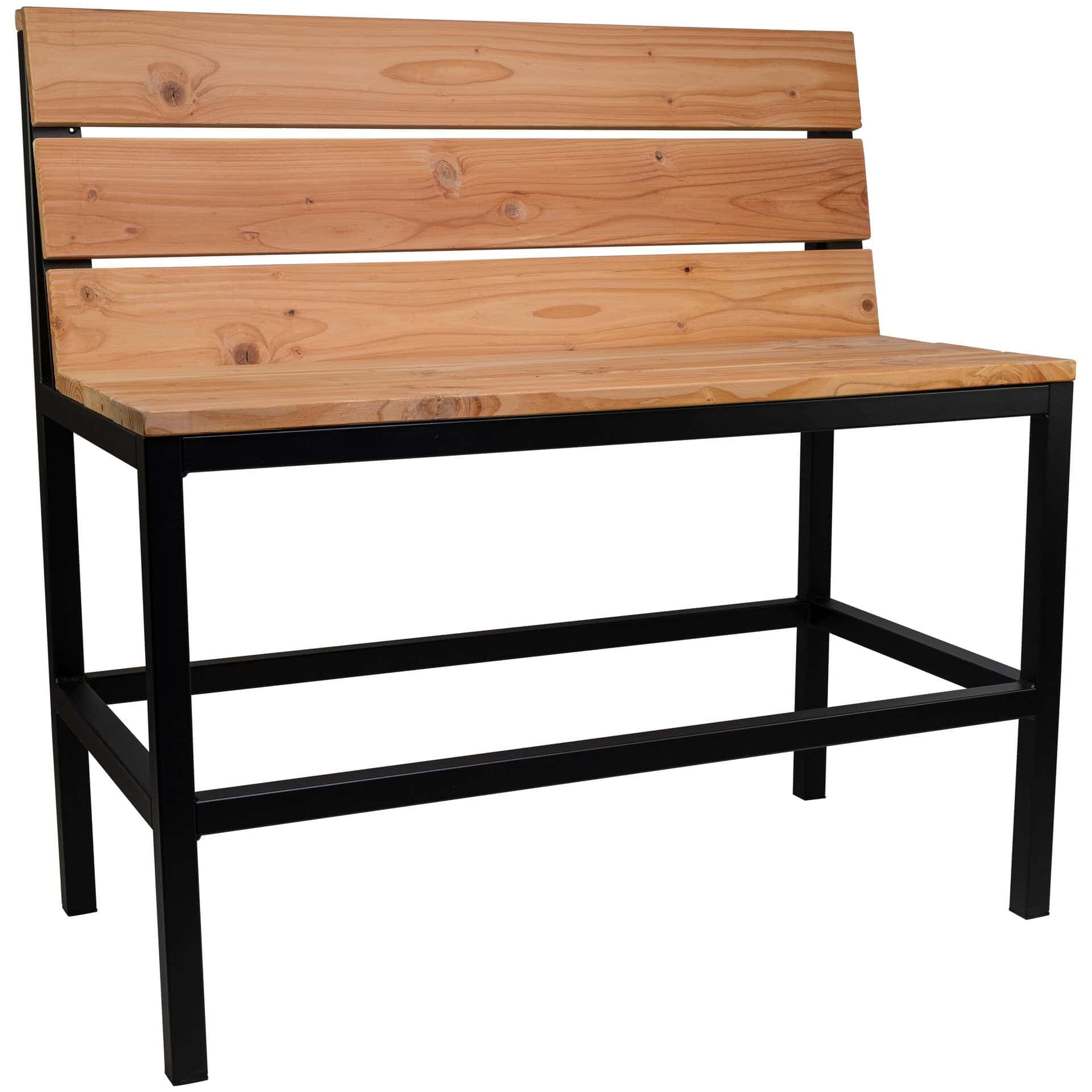 Joyce Terrassenbank – 120 cm – Douglasie matt lackiert – Hoch