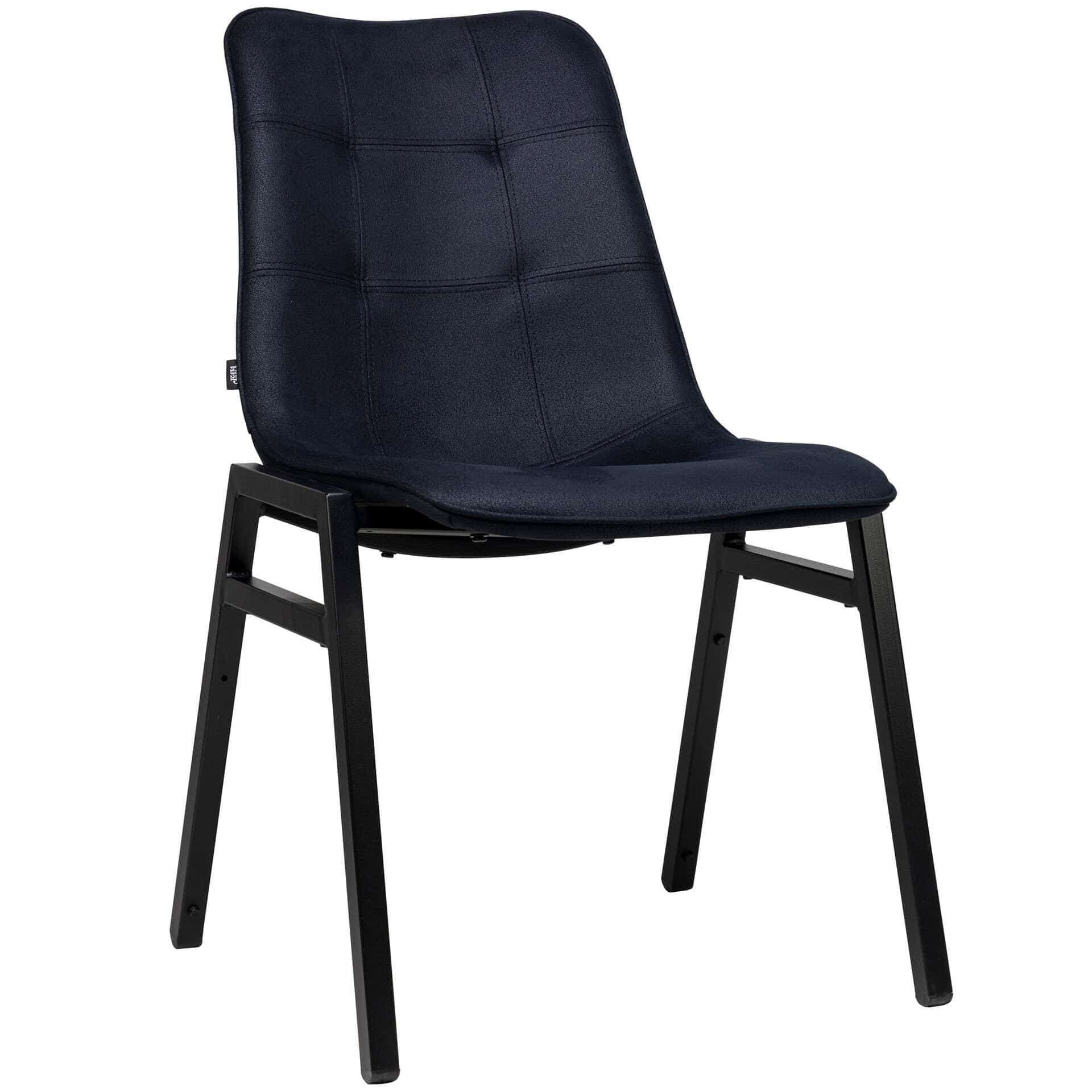 Detroit Stapelstuhl - Schwarz/Schwarz