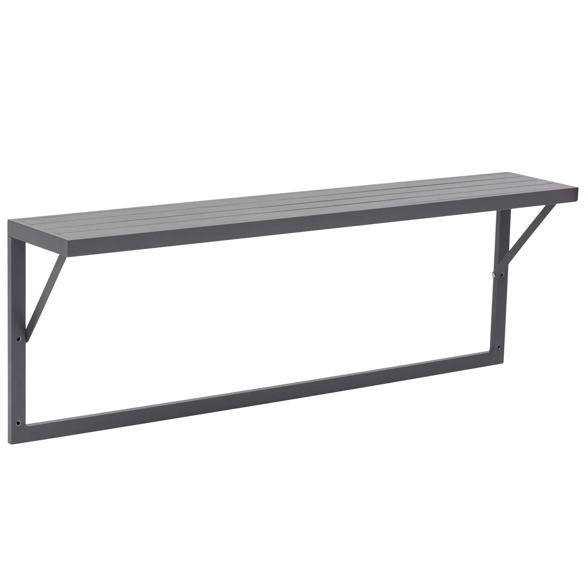 Brent Outdoor Bartisch Regal – Anthrazit